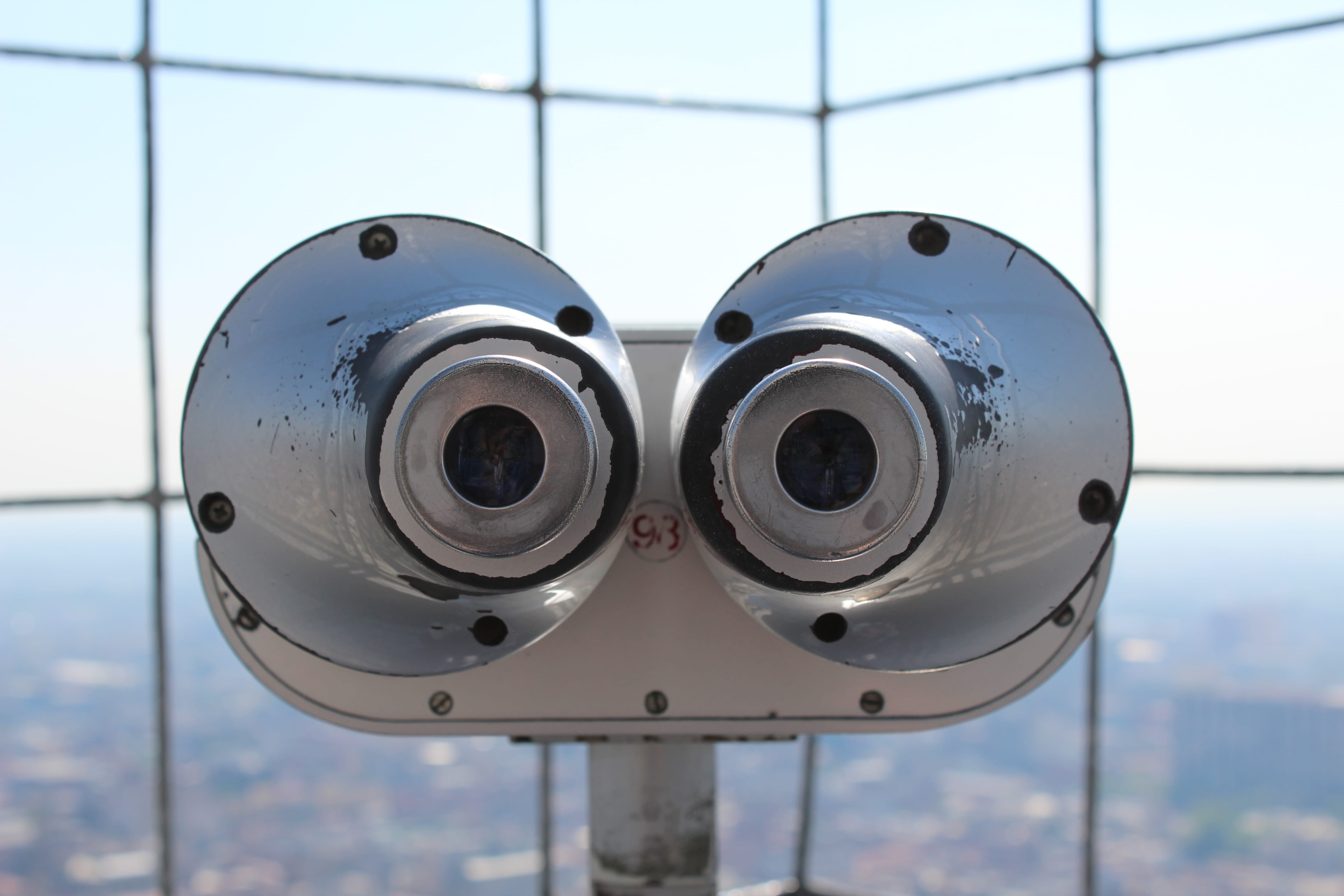 circle, close-up, eyes, ciudad de méxico, view, geometric shape, nature, security, metal, binoculars, surveillance, outdoors, city, 5K, coin operated, HD Wallpaper