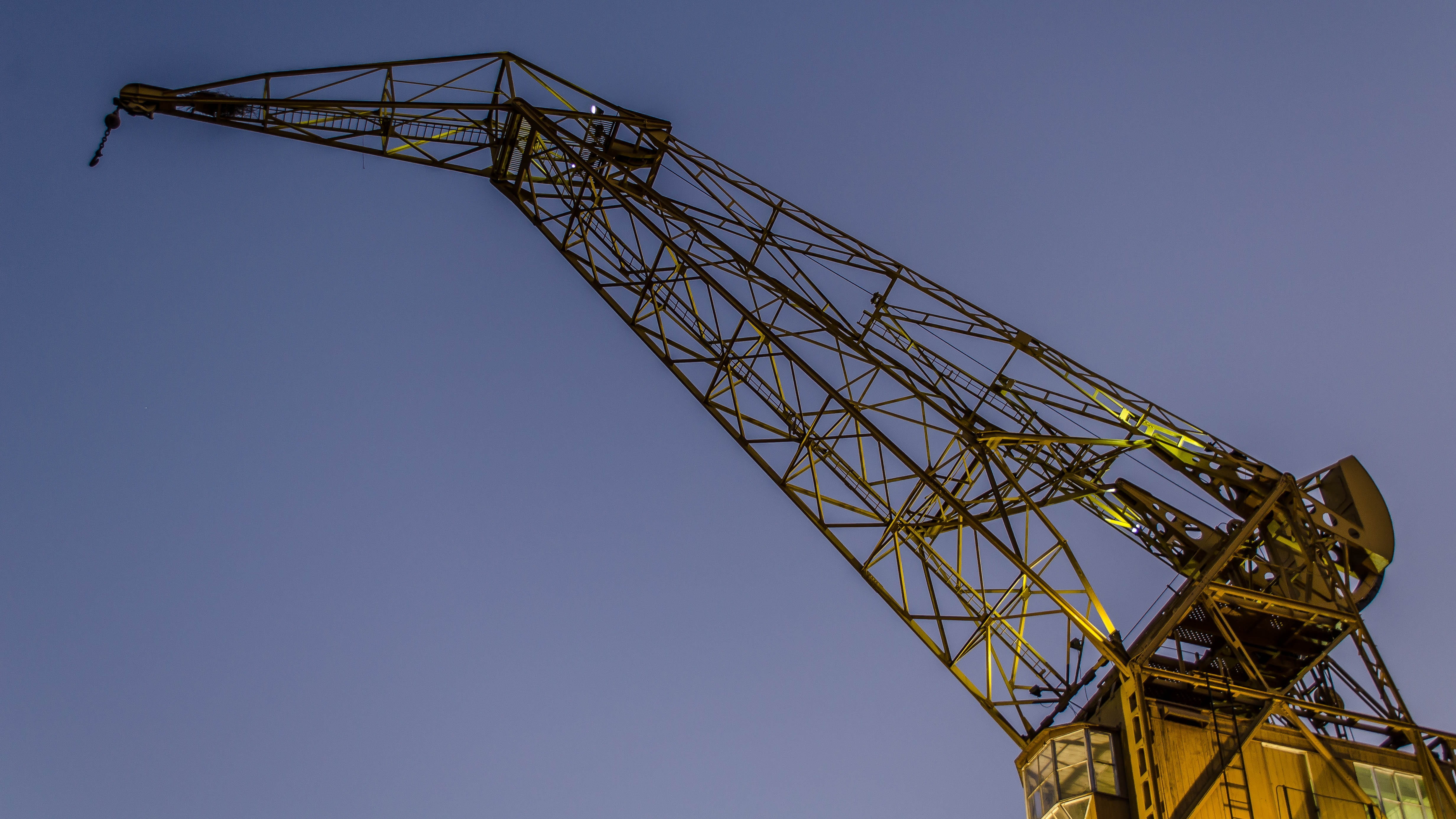 transportation, alloy, crane, metal, architecture, unloading, business, construction site, buenos aires, outdoors, 4K, nature, clear sky, no people, machinery, HD Wallpaper