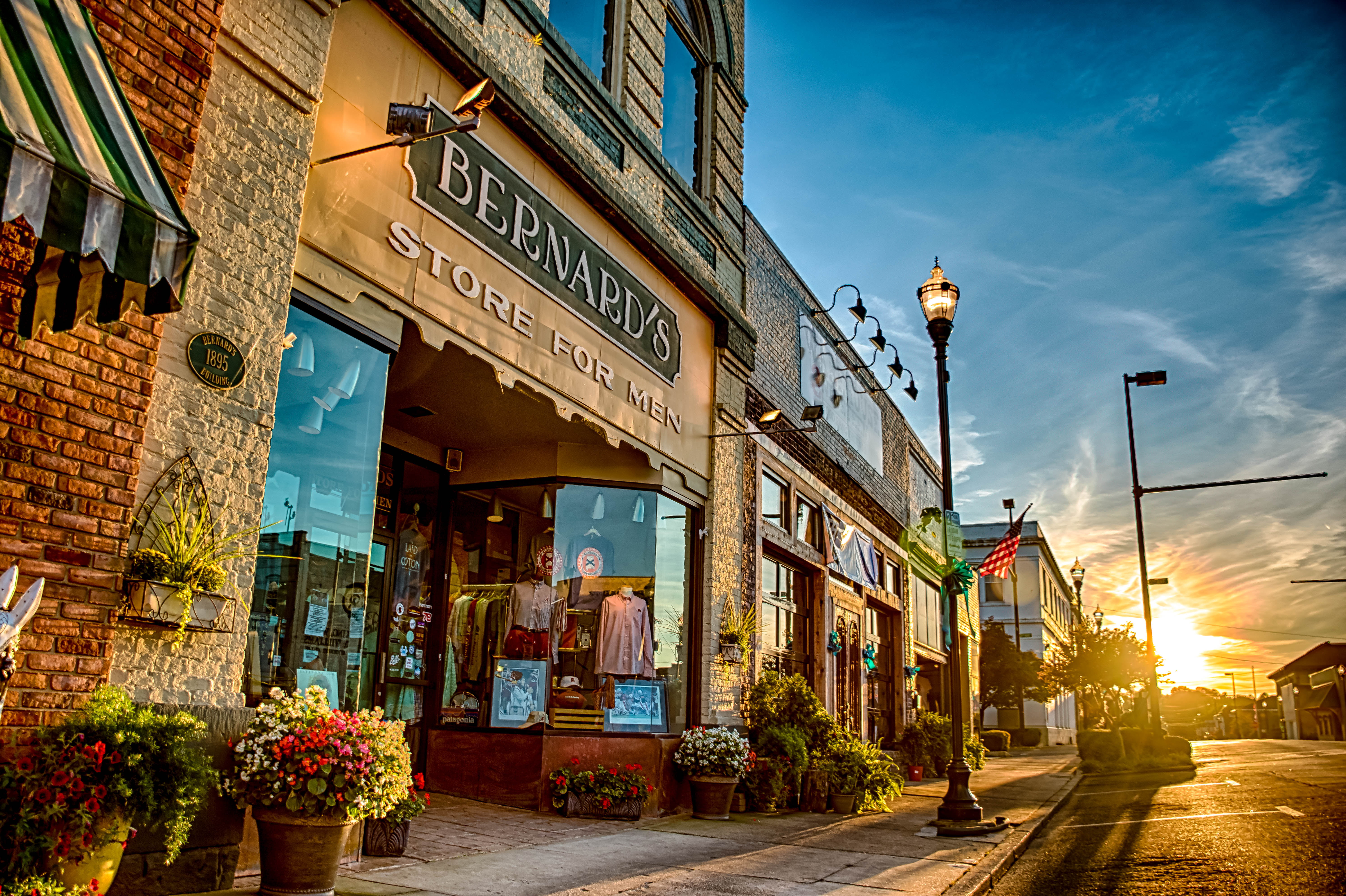 sunset, Store, lot, petaled, Architecture, Nikon, bernard, USA, 5K, Outdoors, flower, restaurant, Alabama, Lightroom, clouds, Anytown, s, HDR, men, street, HD Wallpaper