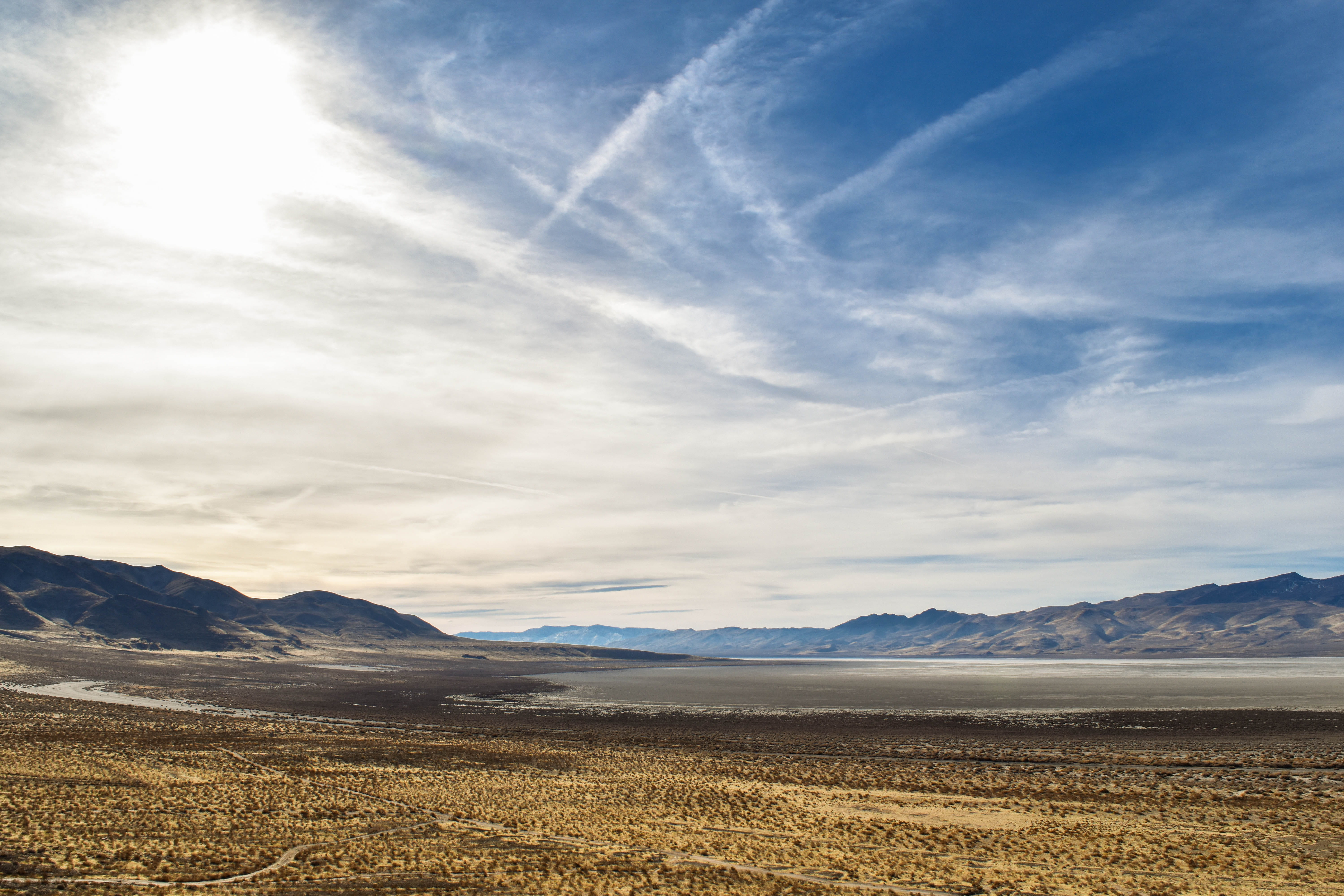 nevada, mountain, sky, day, nature, beauty in nature, tranquility, outdoors, sunlight, semi-arid, nikon, no people, d5500, travel, scenics - nature, landscape, HD Wallpaper