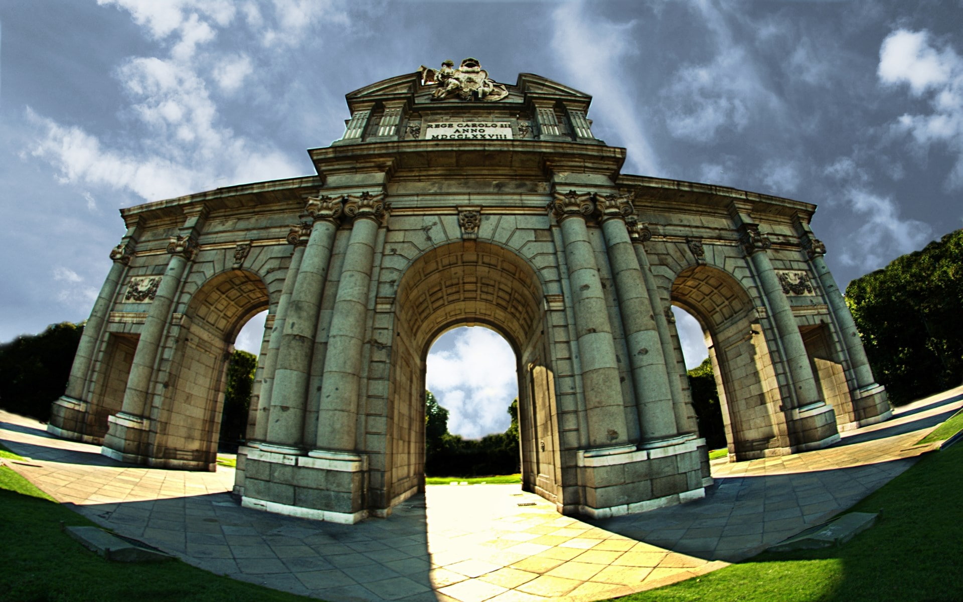 puerta de alcal, 1080P, HD Wallpaper