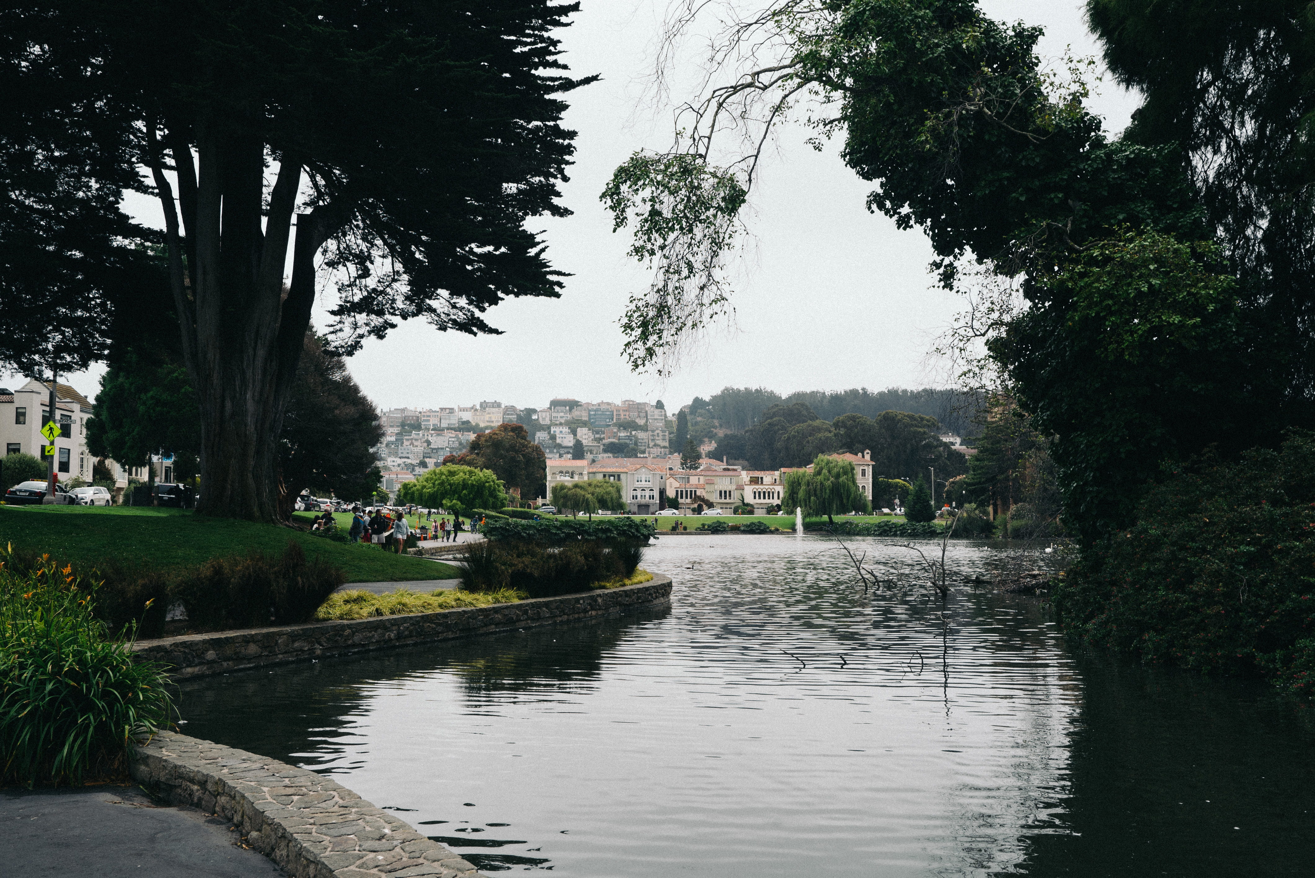 palace of fine arts, united states, water, sky, nature, plant, san francisco, 4K, palace of fine arts theatre, reflection, day, tree, architecture, no people, HD Wallpaper