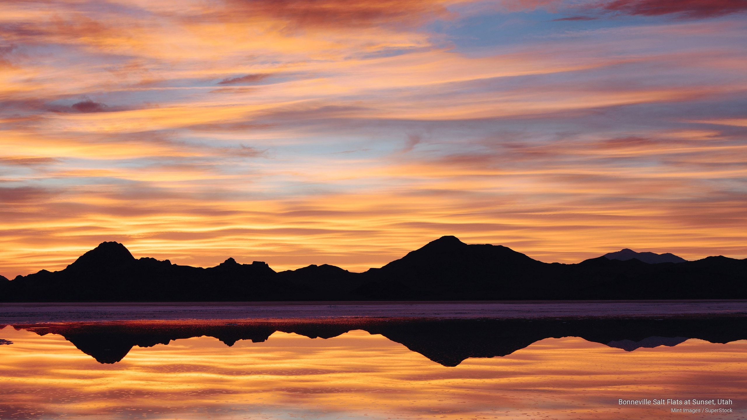 utah, 2K, flats, salt, Sunrises/Sunsets, sunset, bonneville, HD Wallpaper