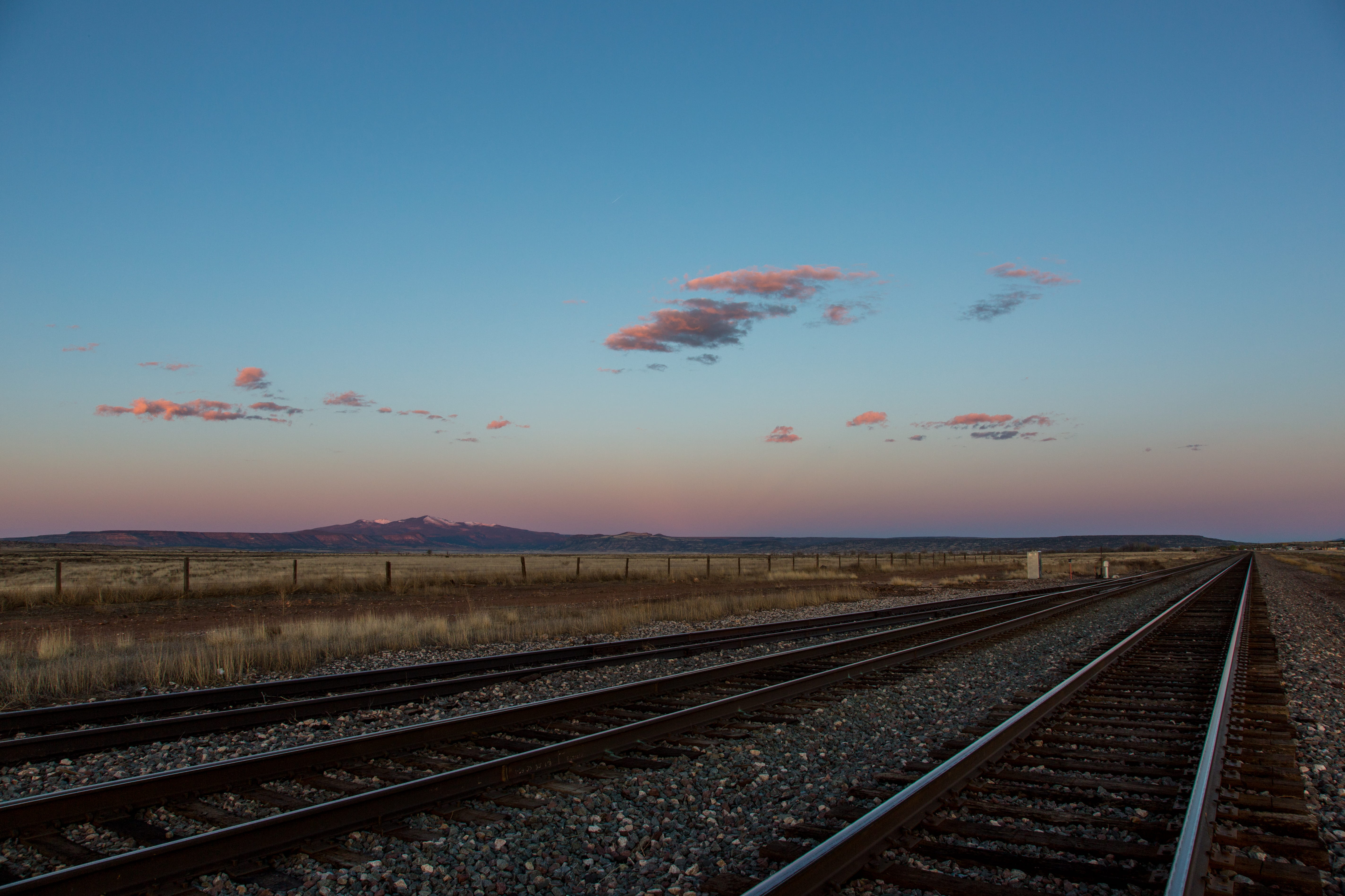 travel, railroad track, scenics - nature, wanderlust, track, mode of transportation, tranquil scene, tracks, road trip, 5K, railroad, roadtrip, traveling, HD Wallpaper