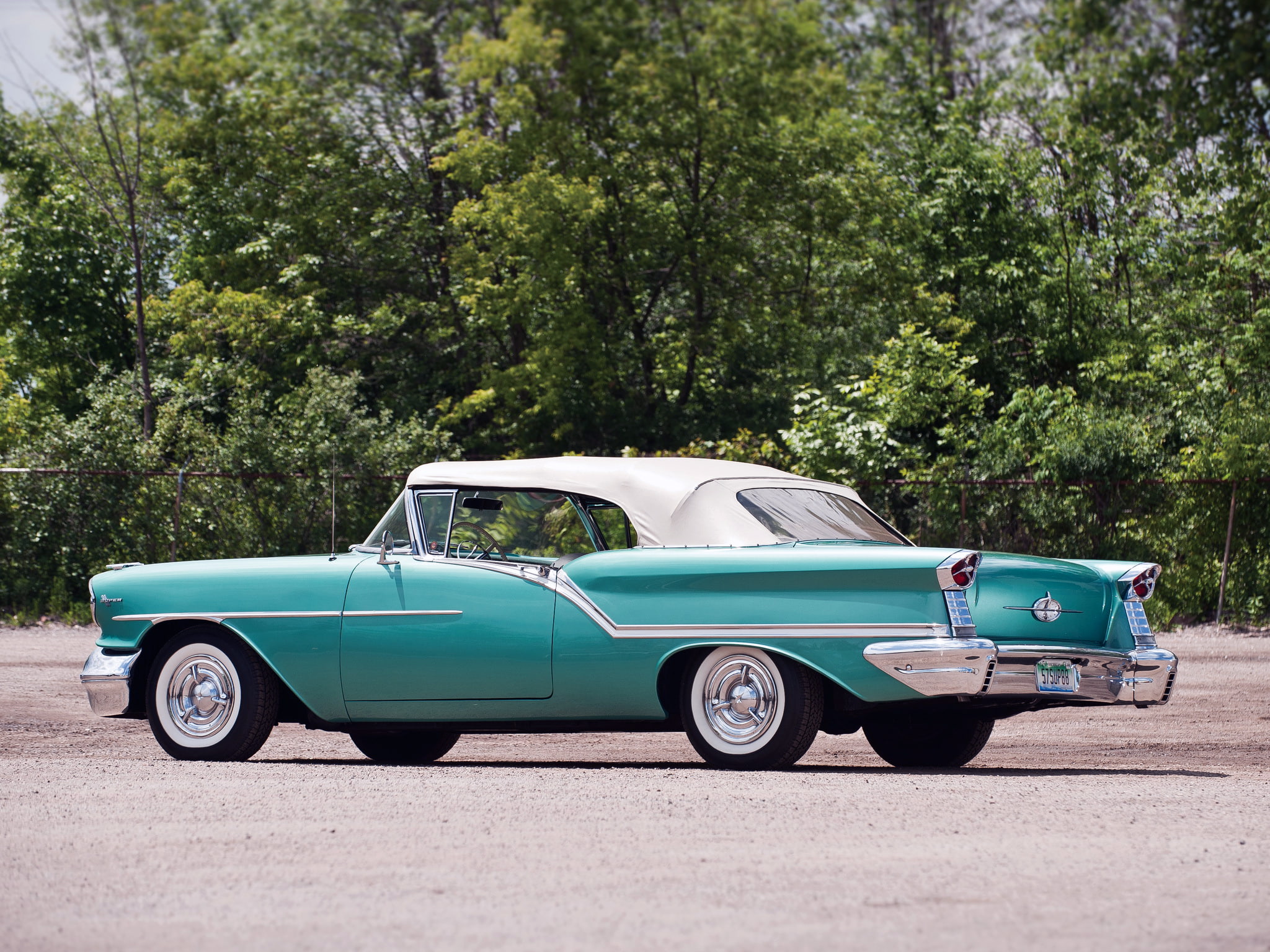 convertible, 1957, j 2, oldsmobile, retro, 1080P, super, 8 8, HD Wallpaper
