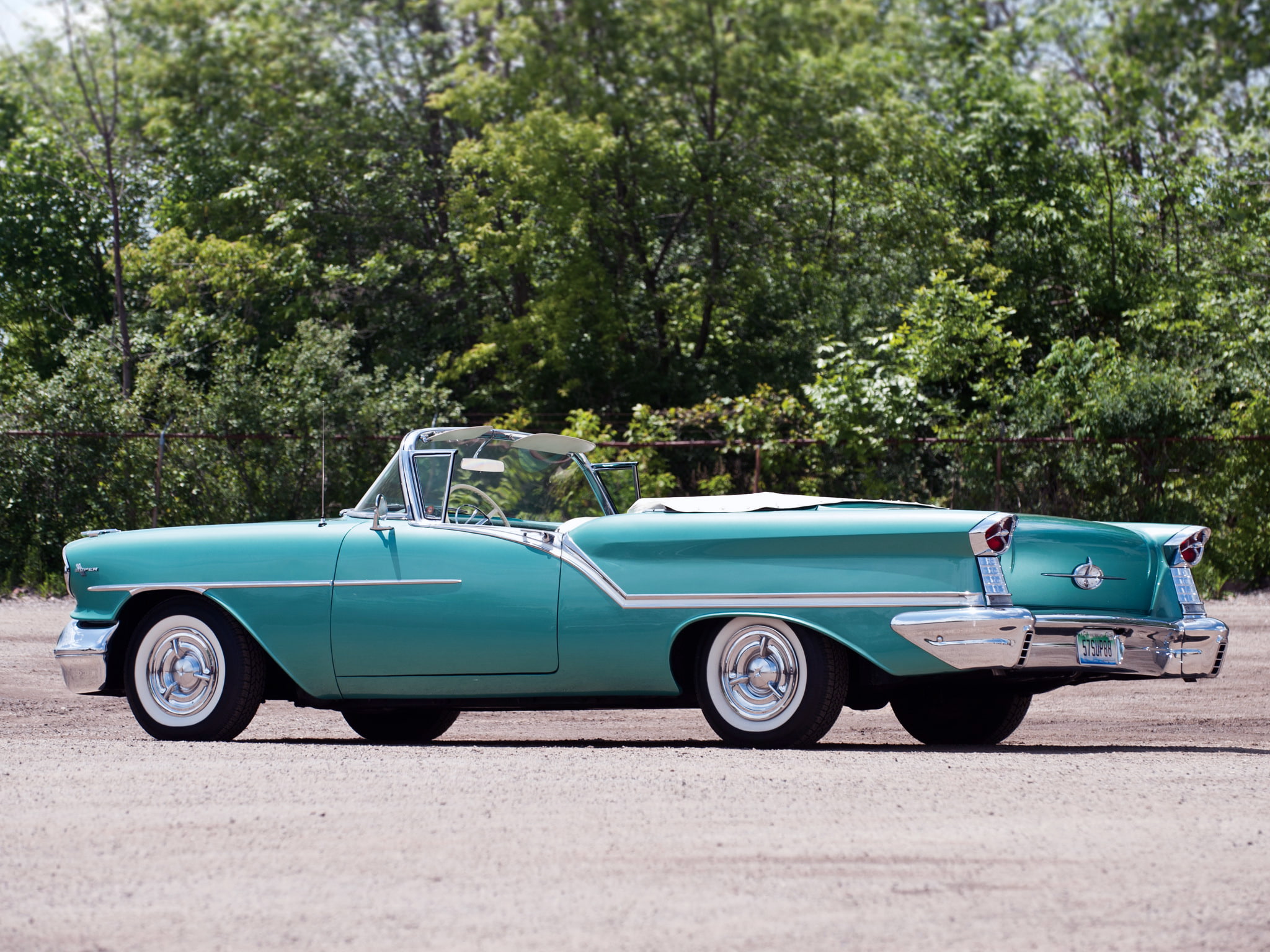 convertible, 1957, j 2, super, 1080P, 8 8, oldsmobile, retro, HD Wallpaper
