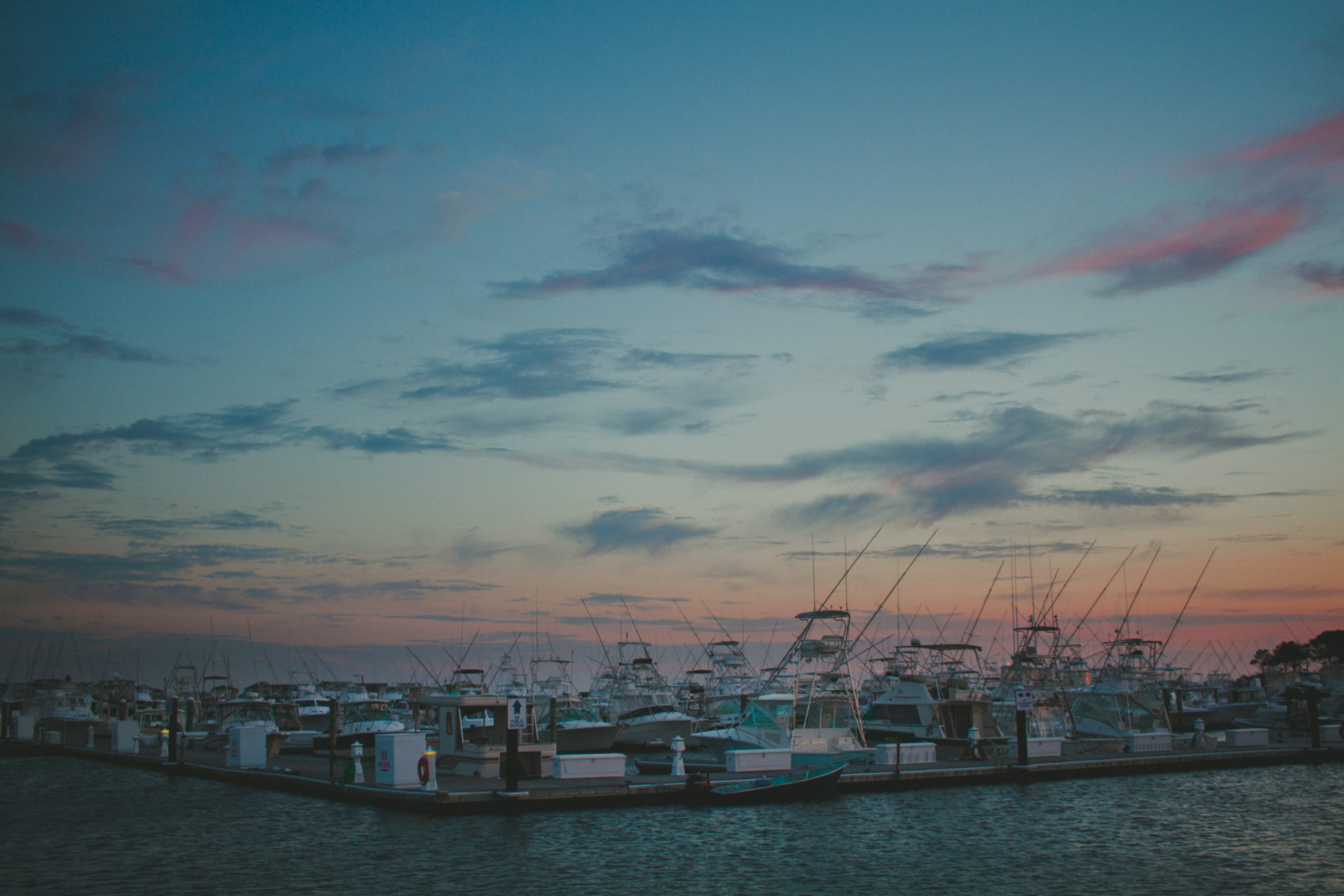 nautical vessel, dramatic sky, transportation, 4K, bethany beach, outdoors, moored, harbor, dock, sailboat, ocean, sky, nature, waterfront, united states, HD Wallpaper