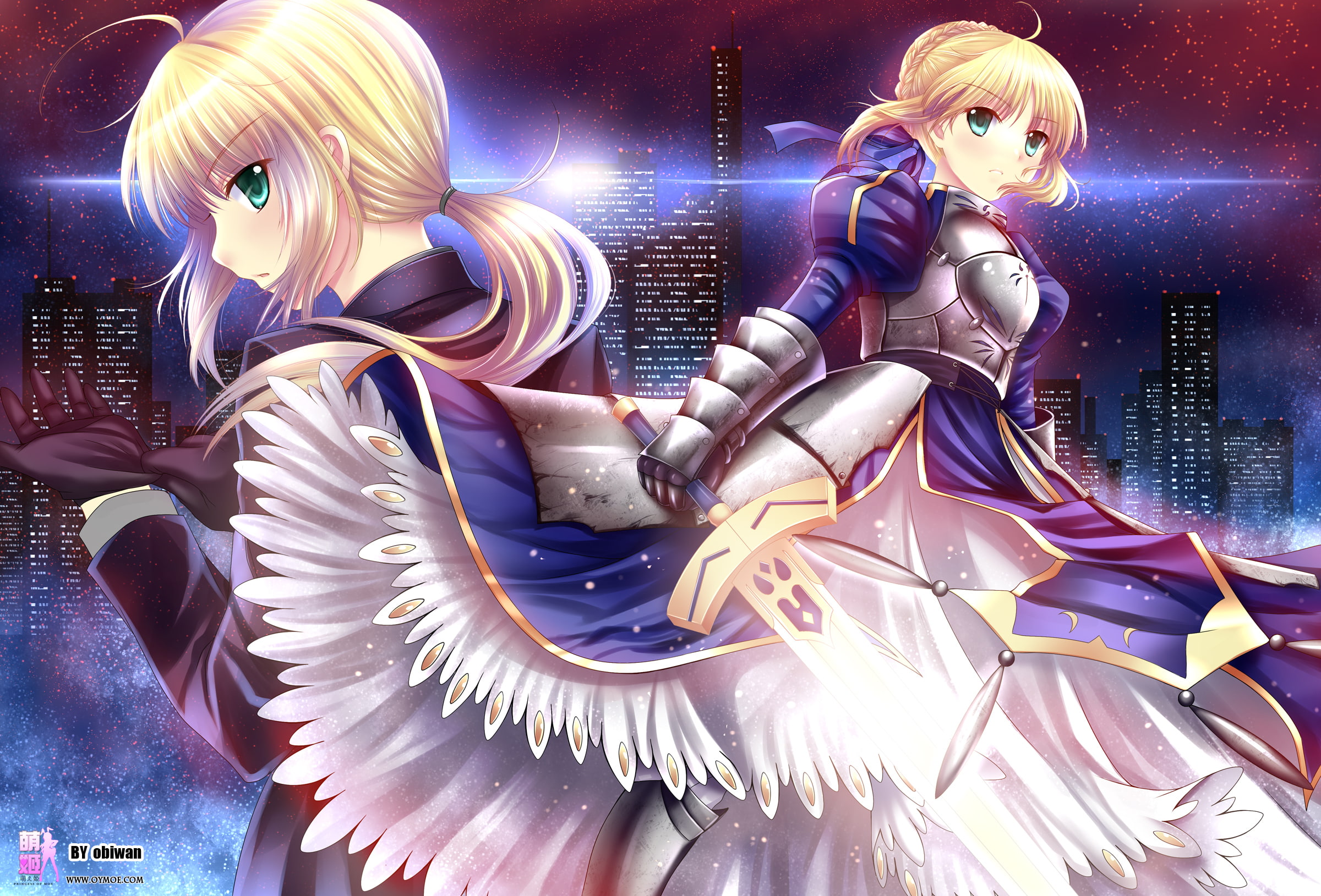 obiwan, fate, night, stay, 1080P, saber, HD Wallpaper