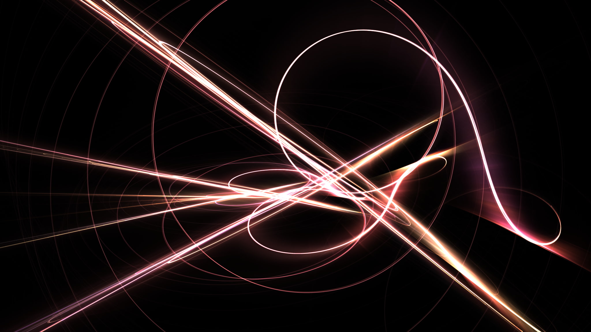 light - natural phenomenon, artwork, black background, light painting, glowing, 1080P, speed, backgrounds, abstract, studio shot, shapes, long exposure, HD Wallpaper