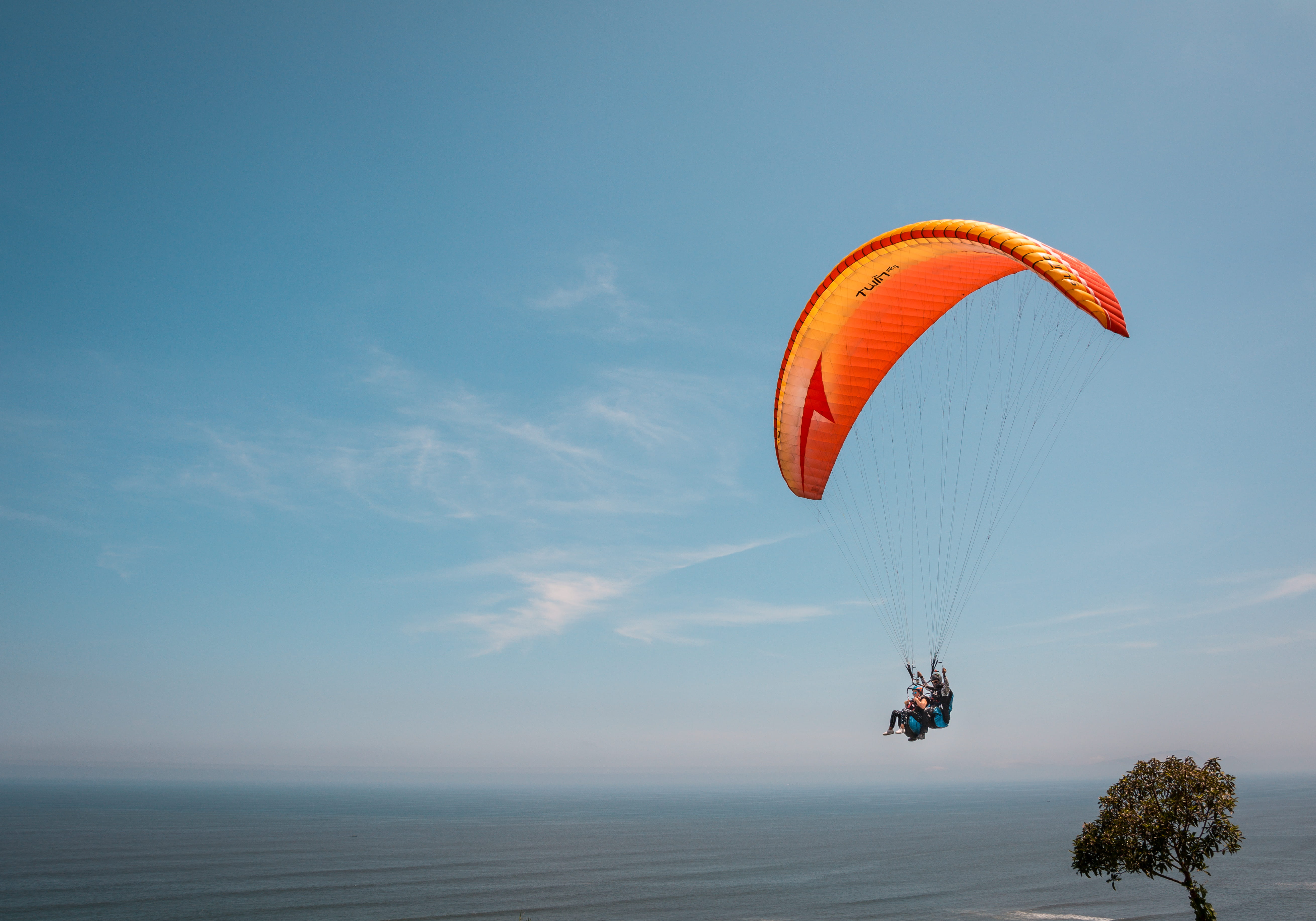 joy, tree, peru, leisure activities, flying, daytime, one person, riding, exhilaration, outdoors, leisure activity, day, unrecognizable person, HD Wallpaper
