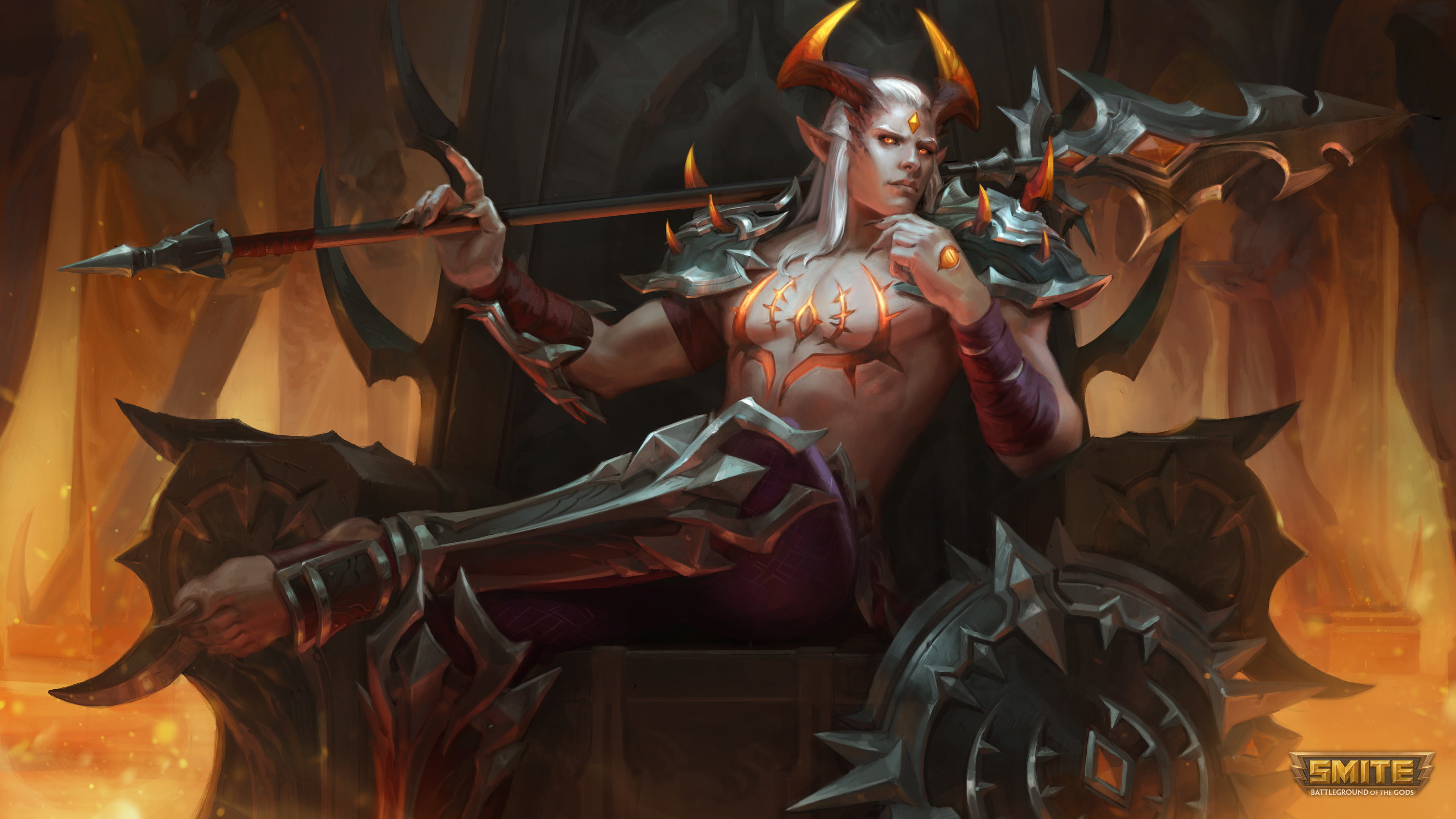 Video Game, Smite, Achilles (Smite), 4K, HD Wallpaper