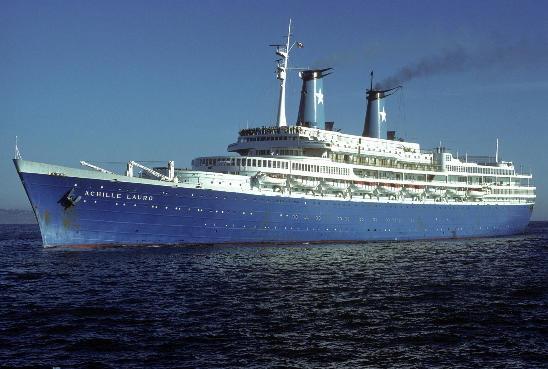 MS Achille Lauro, Vehicles, 1080P, Cruise Ship, Ocean Liner, Ship, HD Wallpaper