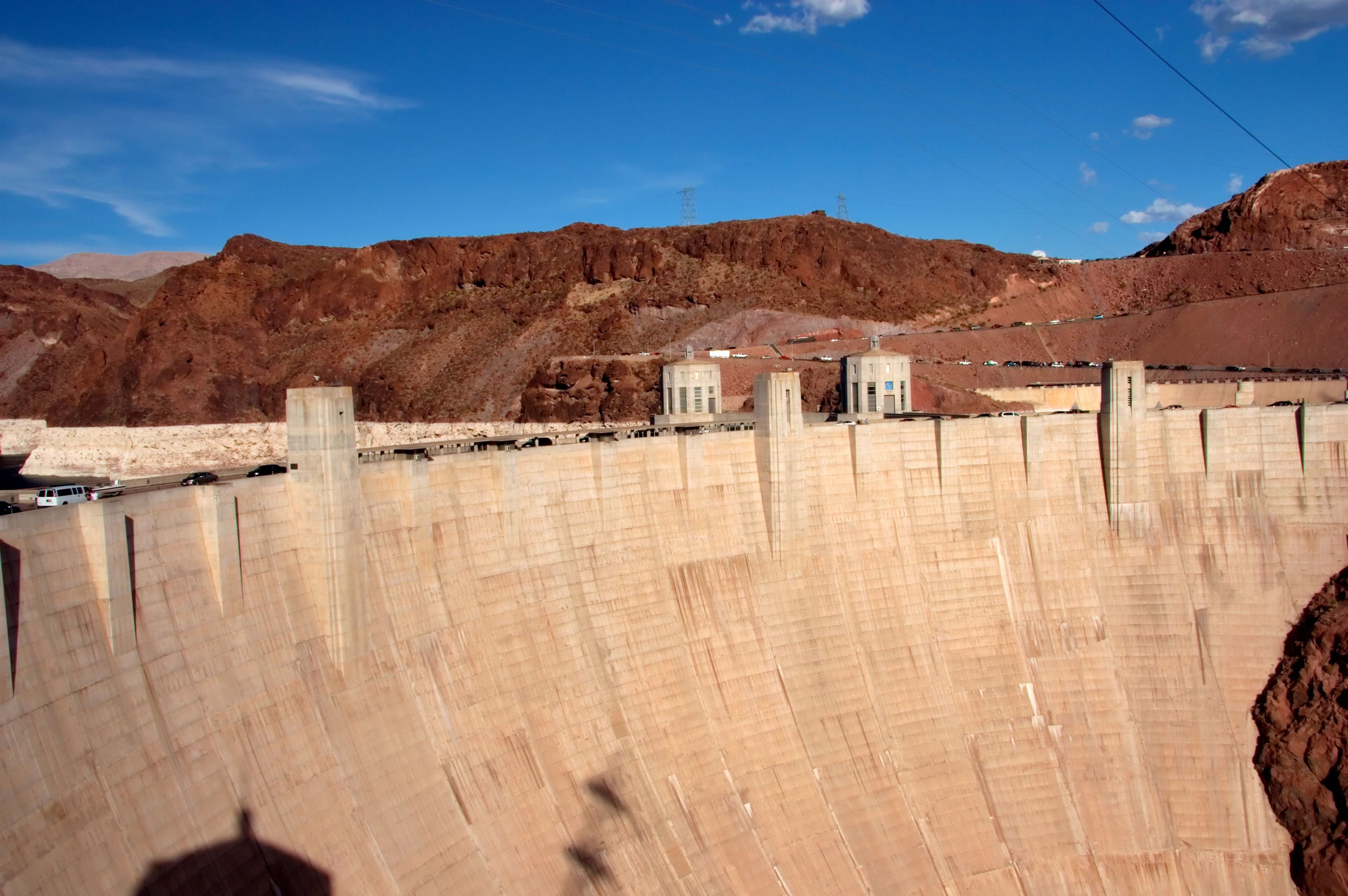 mountain range, no people, destinations, built structure, water conservation, alternative energy, hoover, fuel and power generation, power supply, arizona, HD Wallpaper