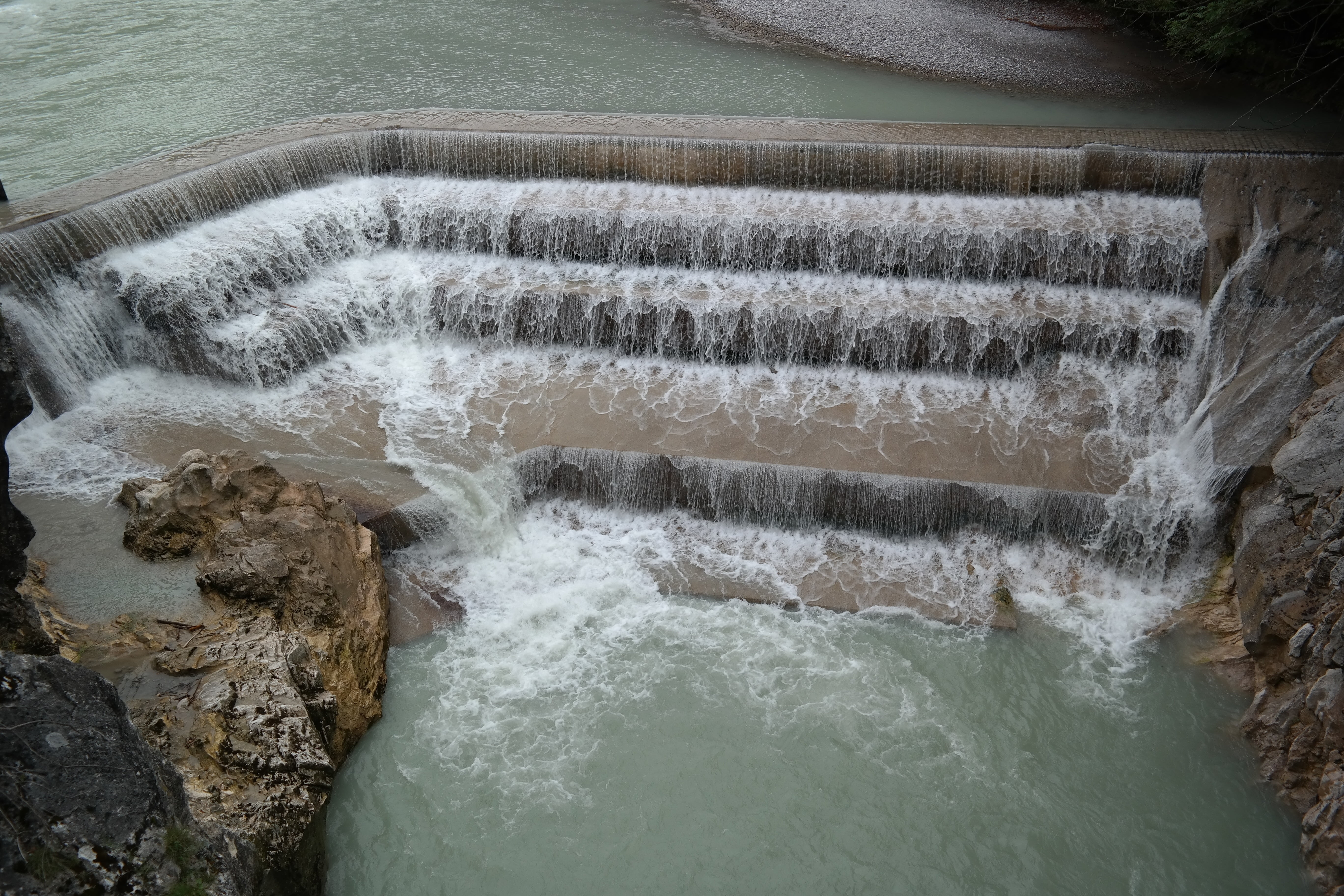 gradually, power in nature, scenics - nature, water, lechfall, flowing, murmur, aquatic sport, blurred motion, barrages, splashing, füssen, no people, motion, HD Wallpaper