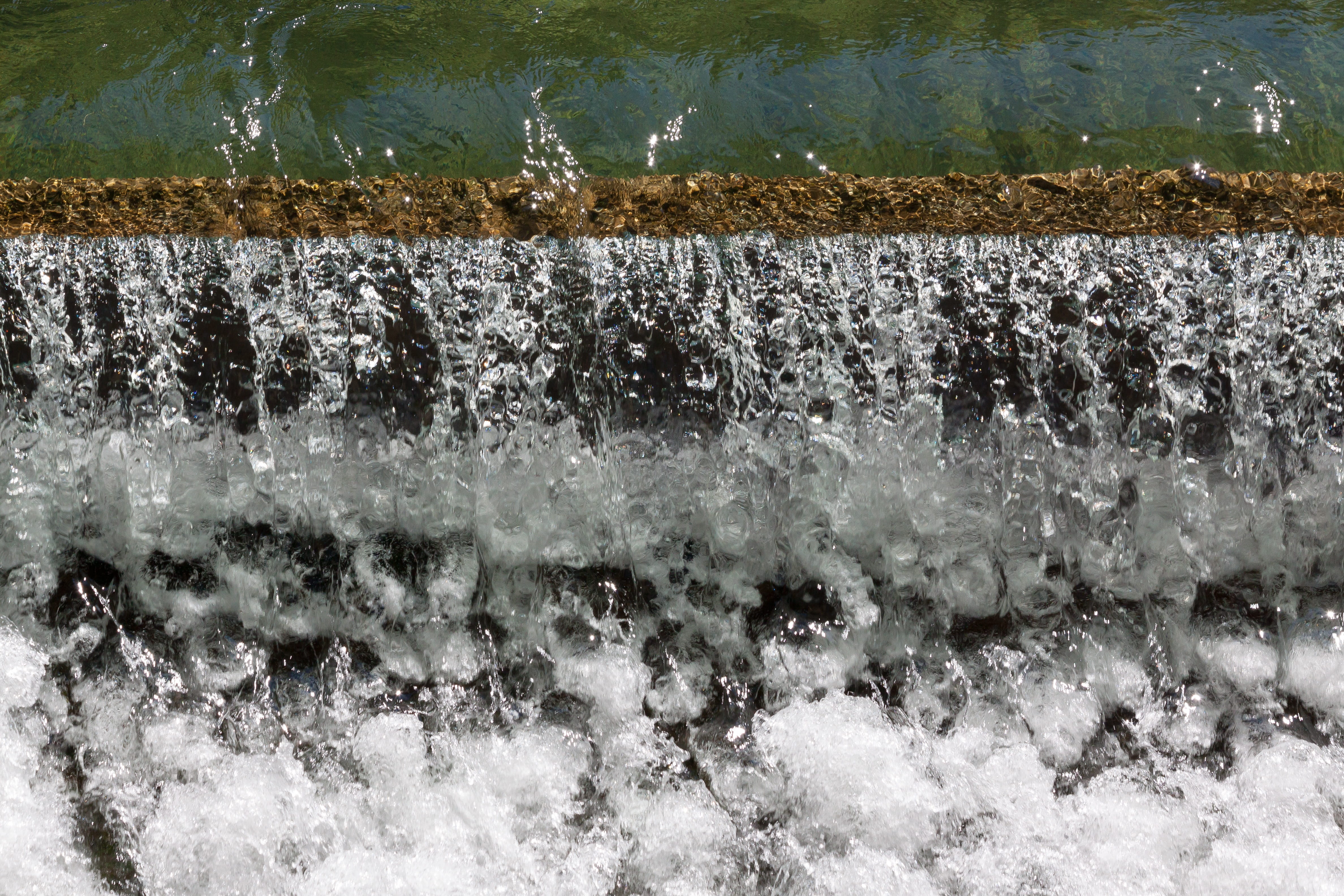 high angle view, foam, waterfront, flowing water, flow, beauty in nature, cold, sport, White, Water, outdoors, reflection, motion, sea, day, land, river, HD Wallpaper