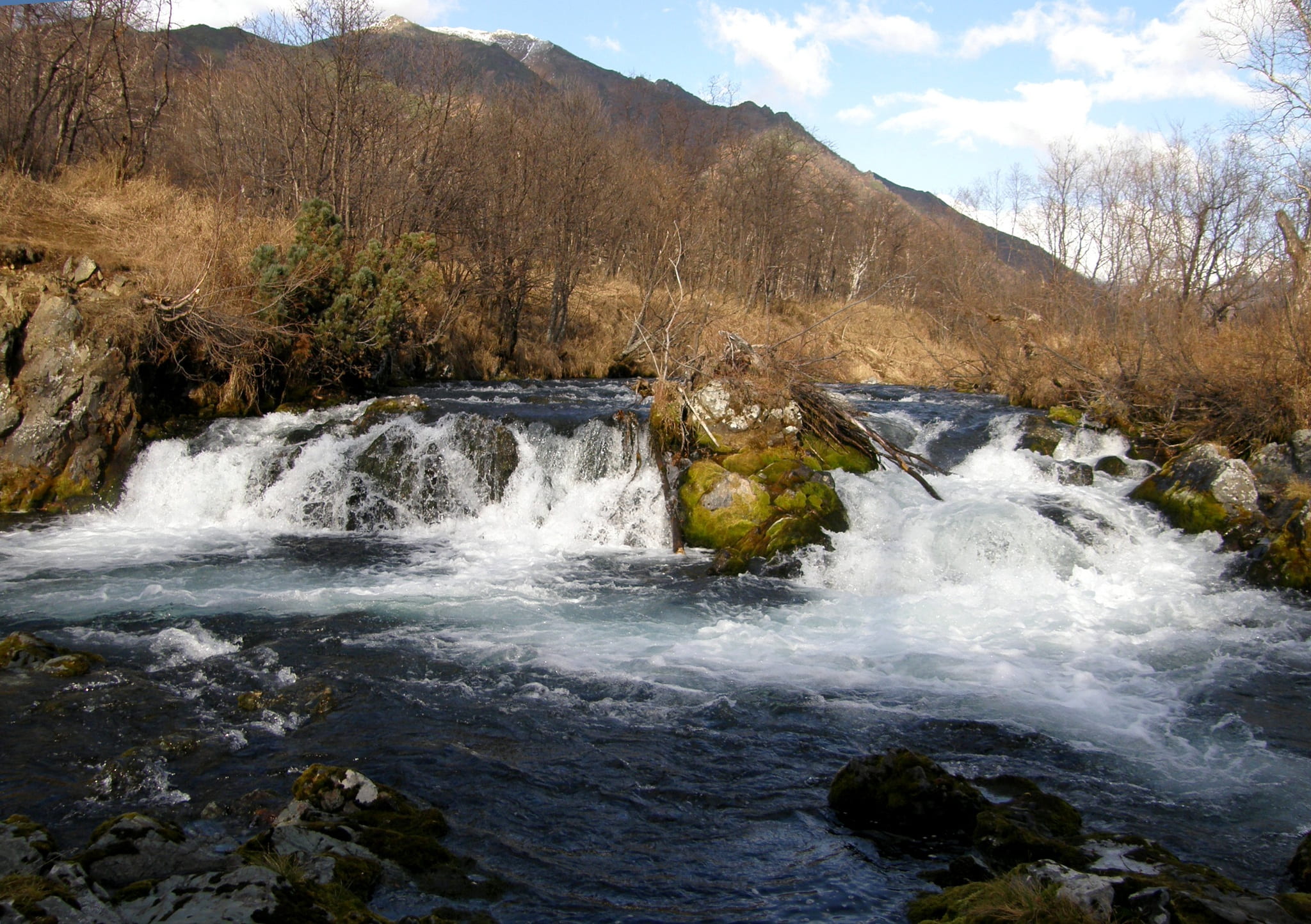 water, rock - object, tourism, solid, journey, autumn, mountain, rock, plant, outdoors, height, landscape, beauty in nature, mountain landscape, flowing water, HD Wallpaper