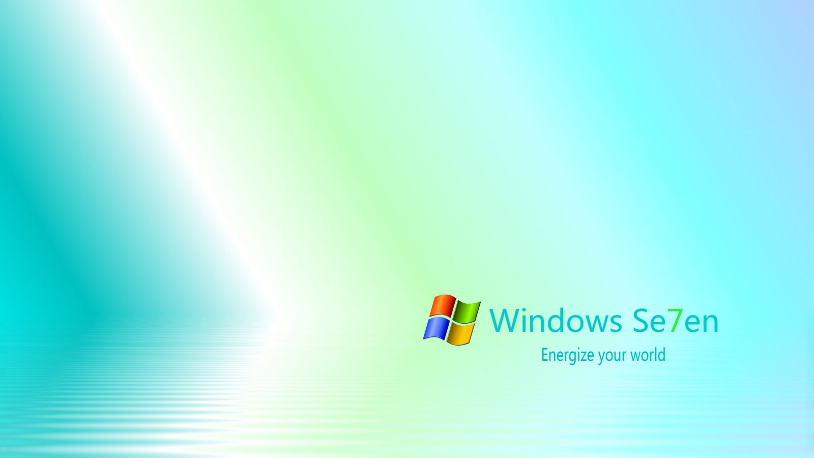Abstract, hd, Windows 7, energize, art, 720P, world, Blue, computer, technology, windows, HD Wallpaper