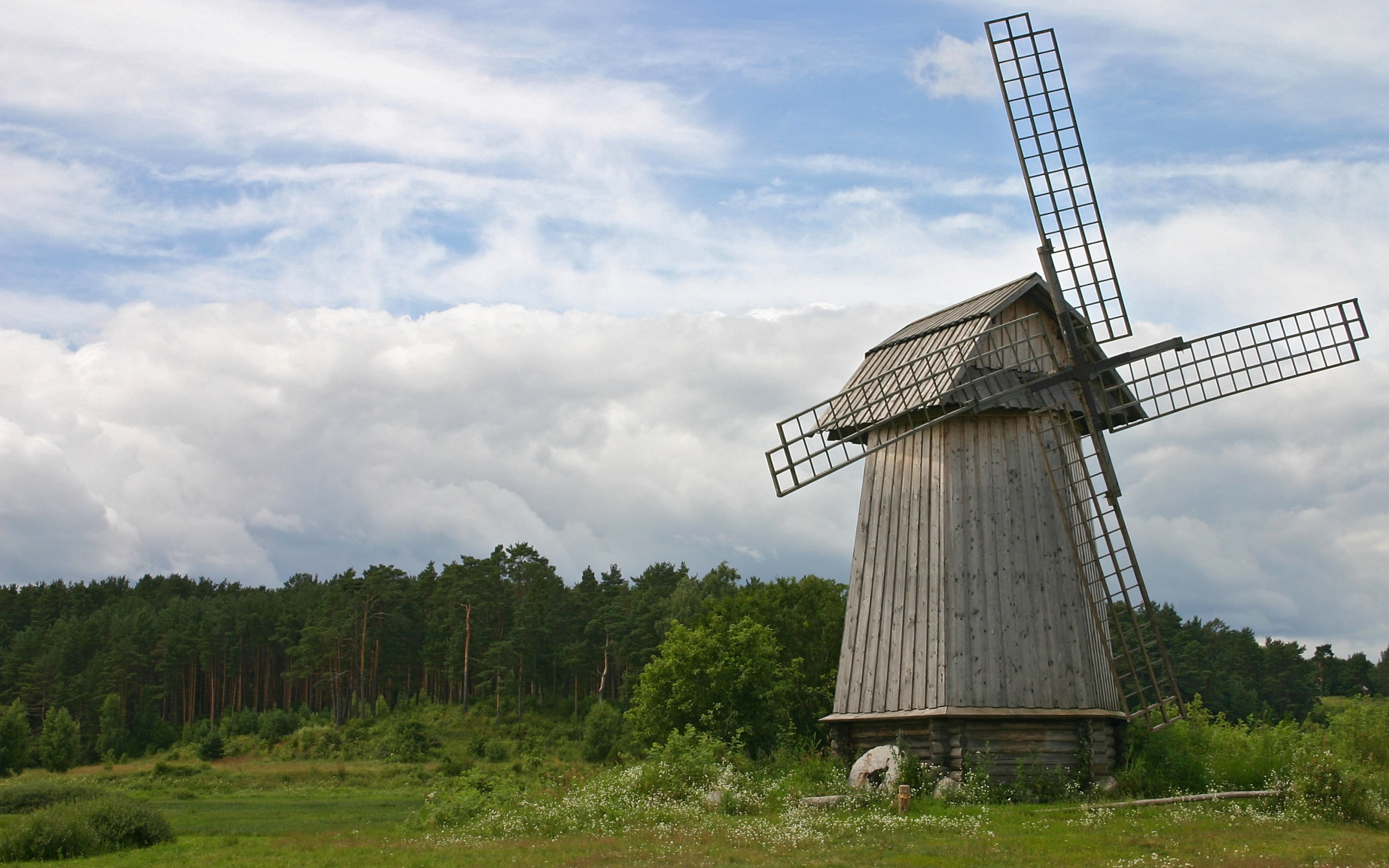 landscape, cultures, fuel and power generation, tree, mill, wooden, environment, scenics, plant, tower, turbine, europe, alternative energy, wind, environmental conservation, HD Wallpaper