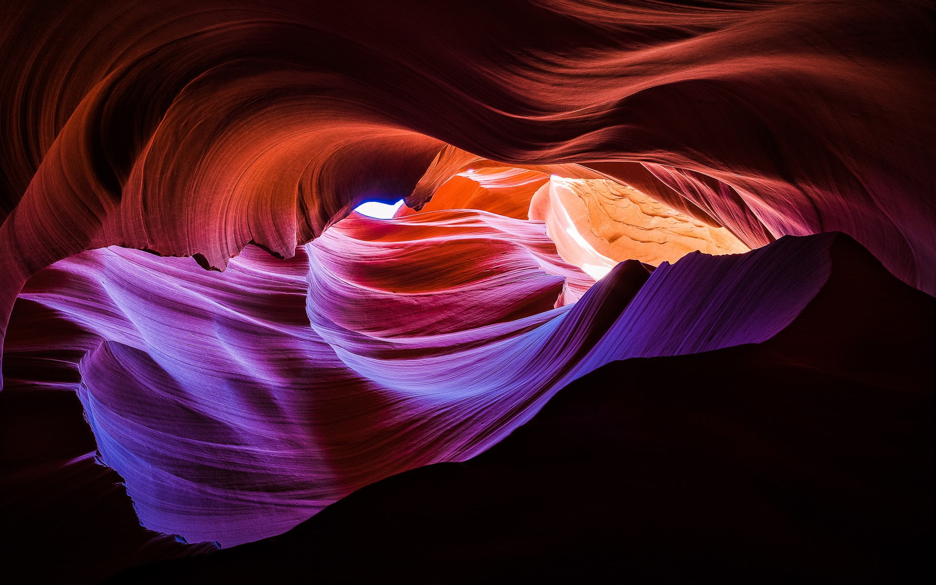 physical geography, Stones, tranquility, 1080P, Arizona, USA, sandstone, nature, sunlight, natural pattern, canyon, eroded, geology, rock, beauty in nature, HD Wallpaper