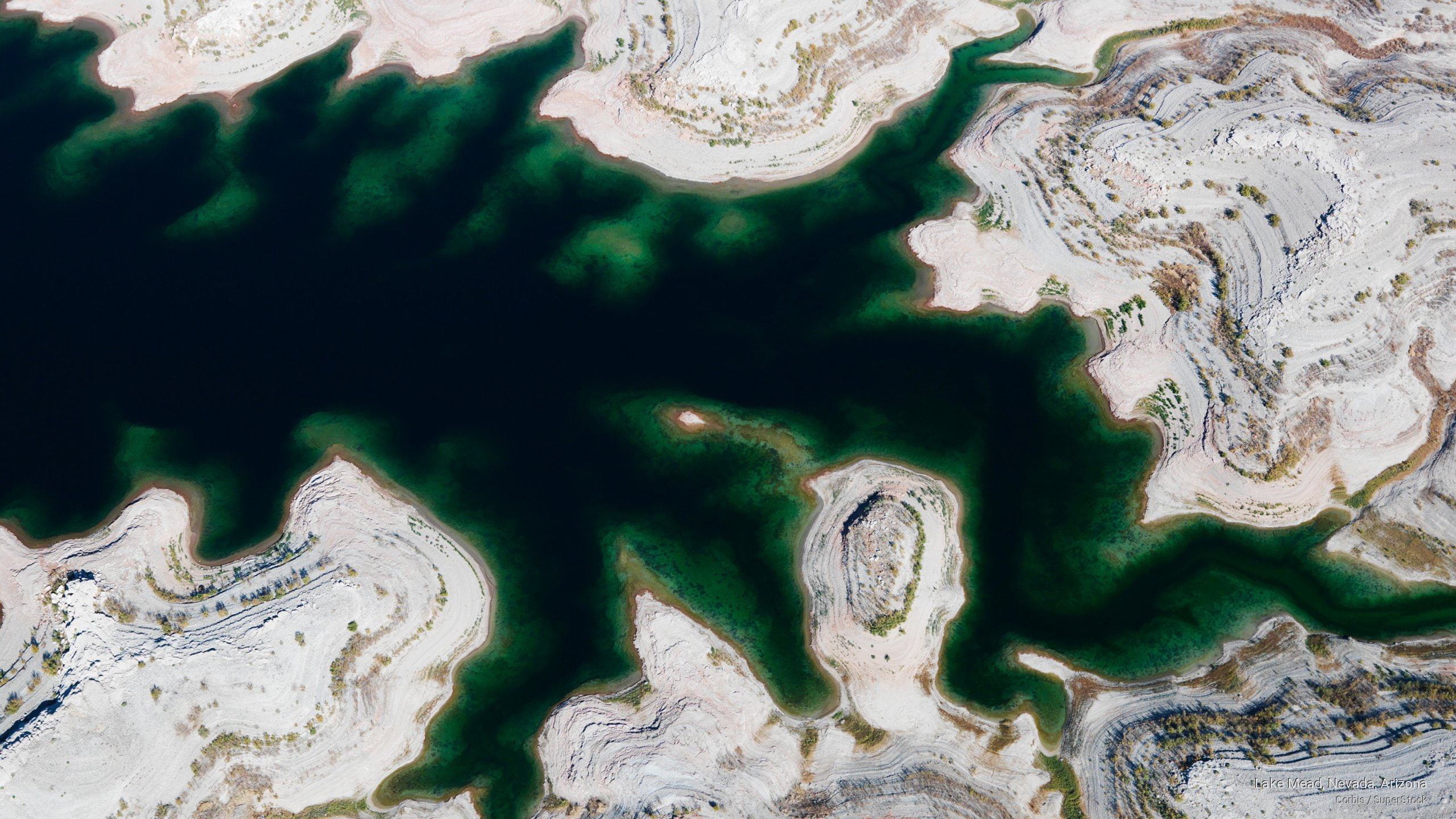 lake, Nature, arizona, nevada, 2K, mead, HD Wallpaper