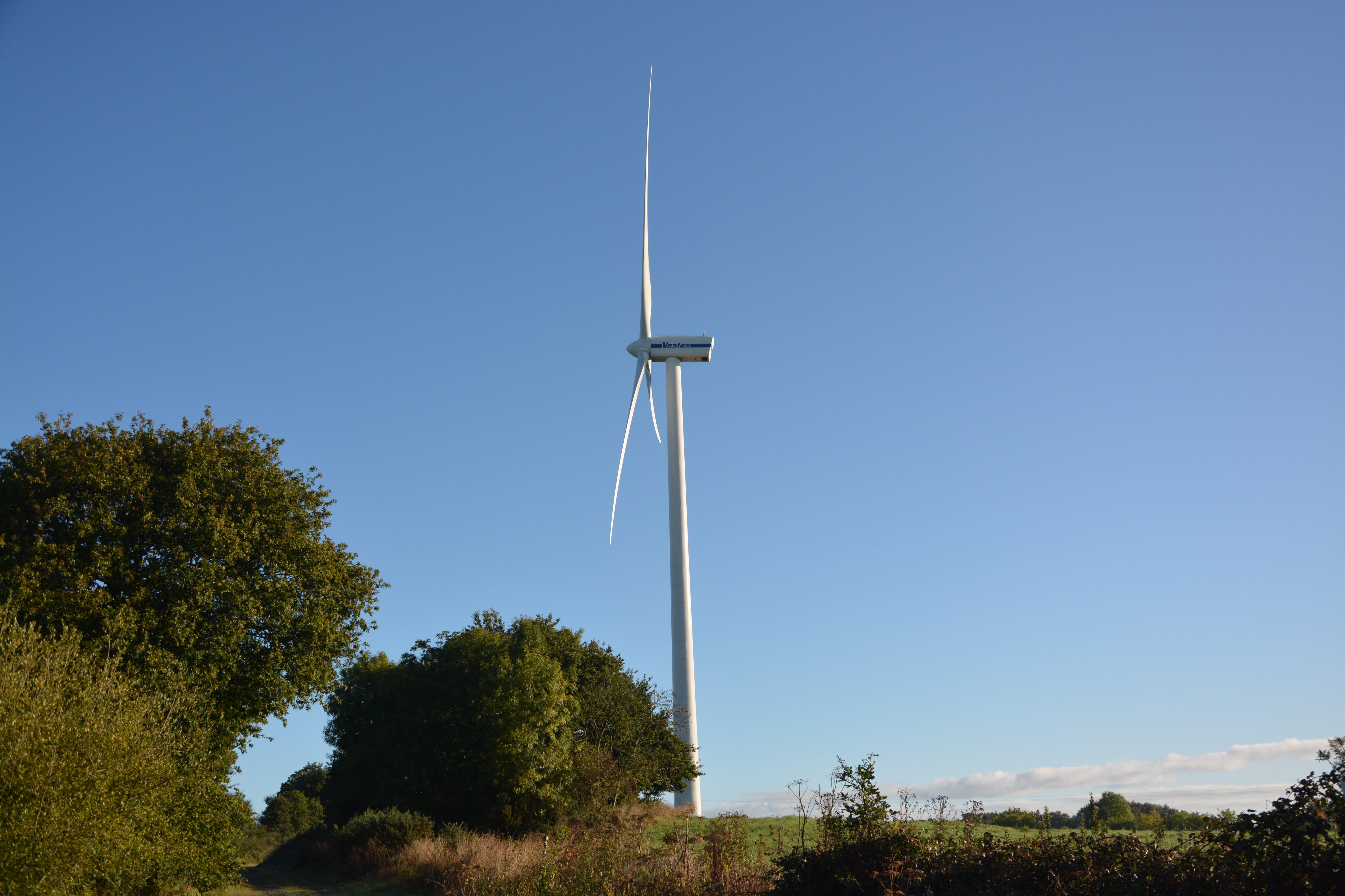 machine, wind turbine, landscape, low angle view, sky, blue, power supply, no people, environmental conservation, electricity, 5K, wind power, electric energy, HD Wallpaper