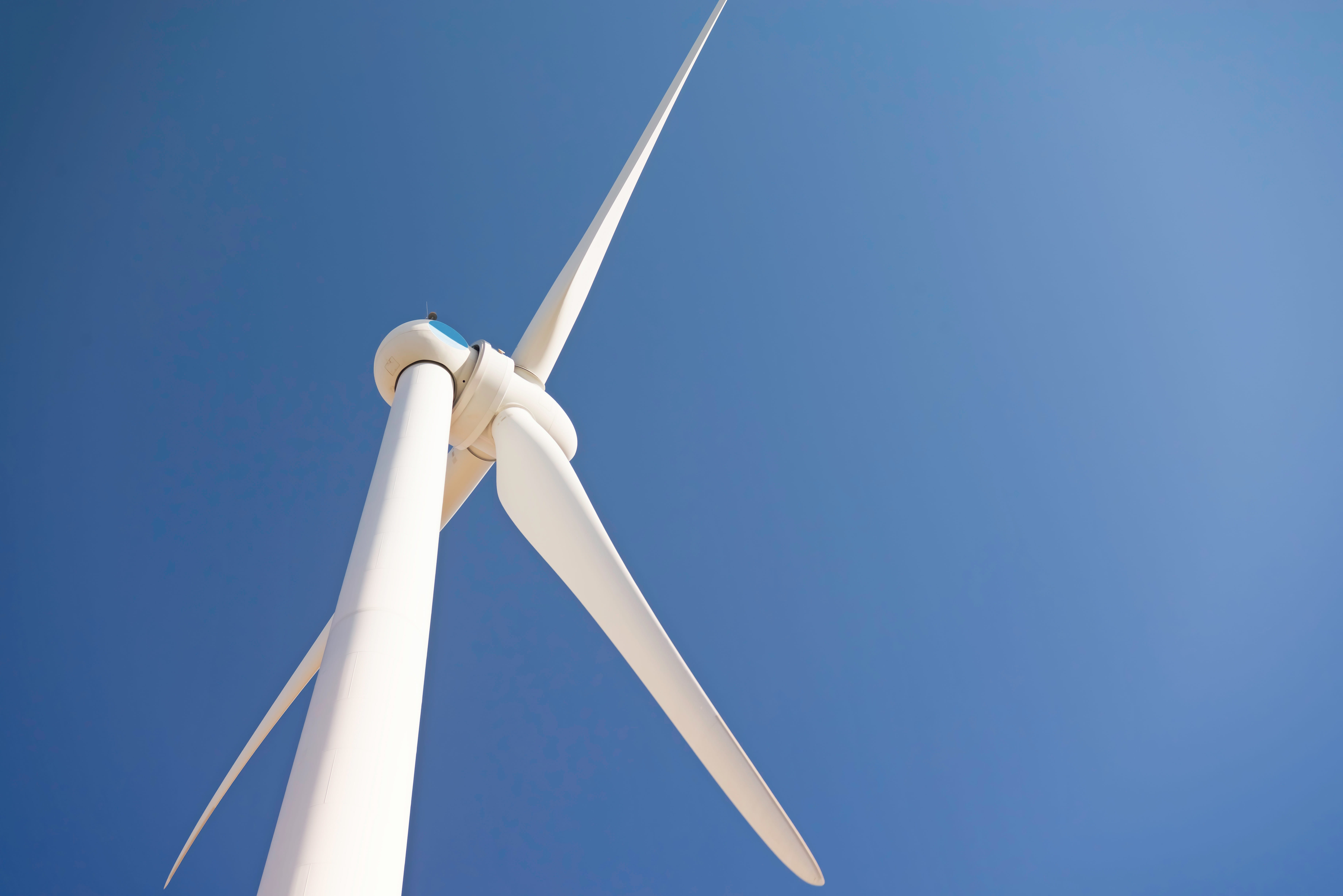 industry, renewable, closeup, blue, farm, wind, renewable energy, power in nature, alternative energy, sky, equipment, development, horizontal, sustainable resources, HD Wallpaper