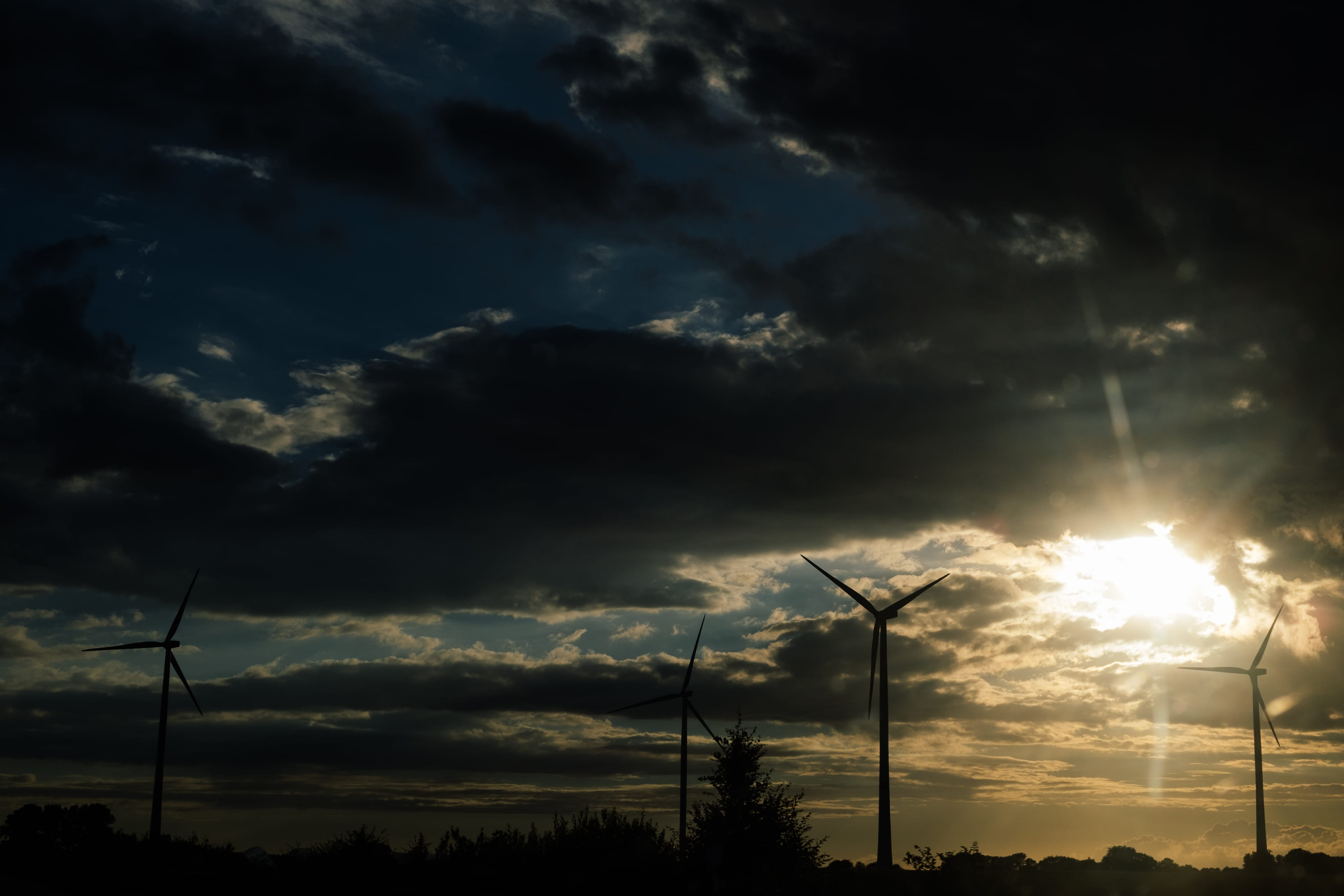 clean, generation, warming, cloud - sky, sustainable resources, energy, ecology, sky, power in nature, green, industry, turbine, generator, no people, windmill, HD Wallpaper