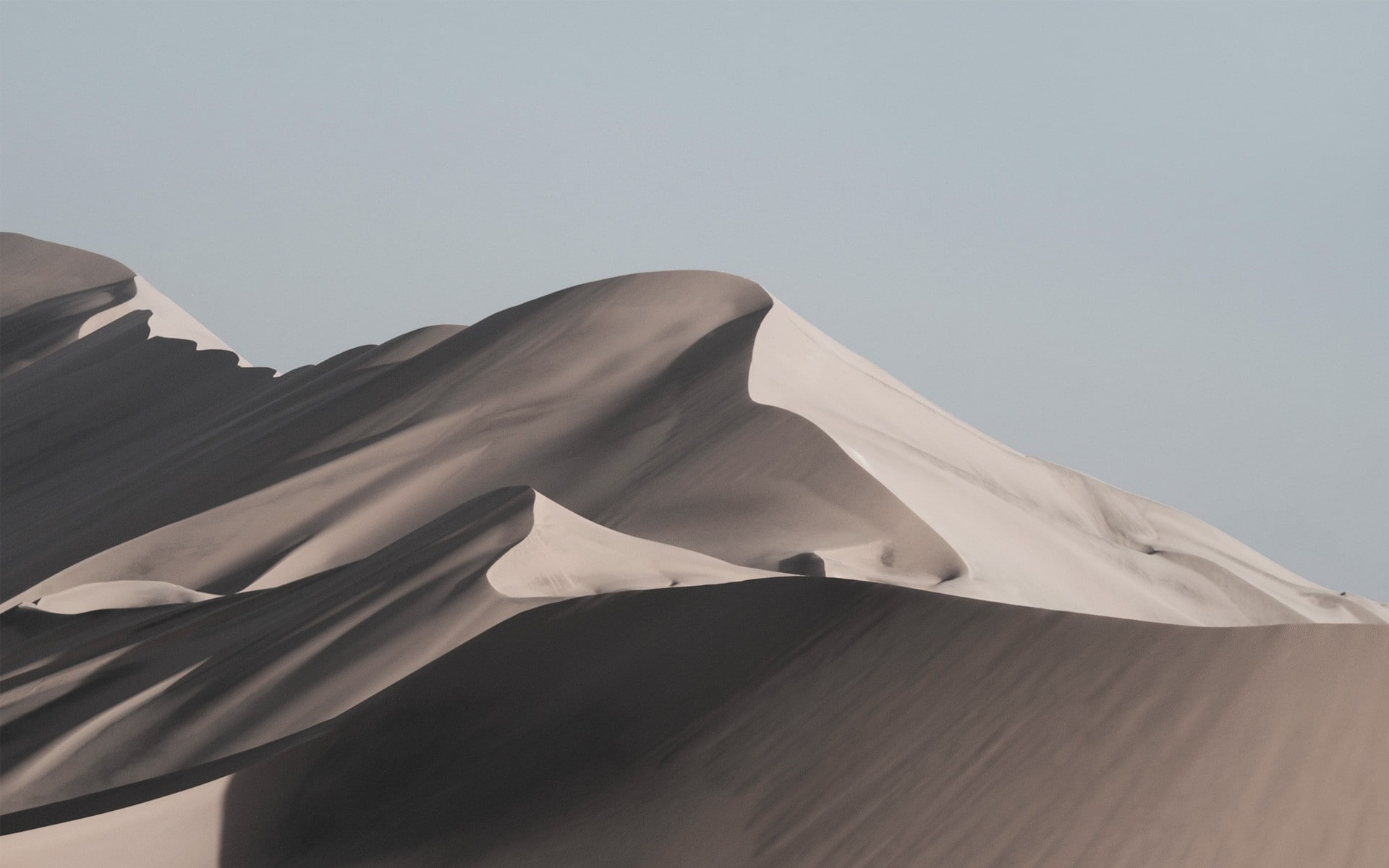 wind, landscape, textile, simplicity, 1080P, sand dune, outdoors, clear sky, tranquility, no people, copy space, sky, day, windows 10 desert sand landscape, HD Wallpaper