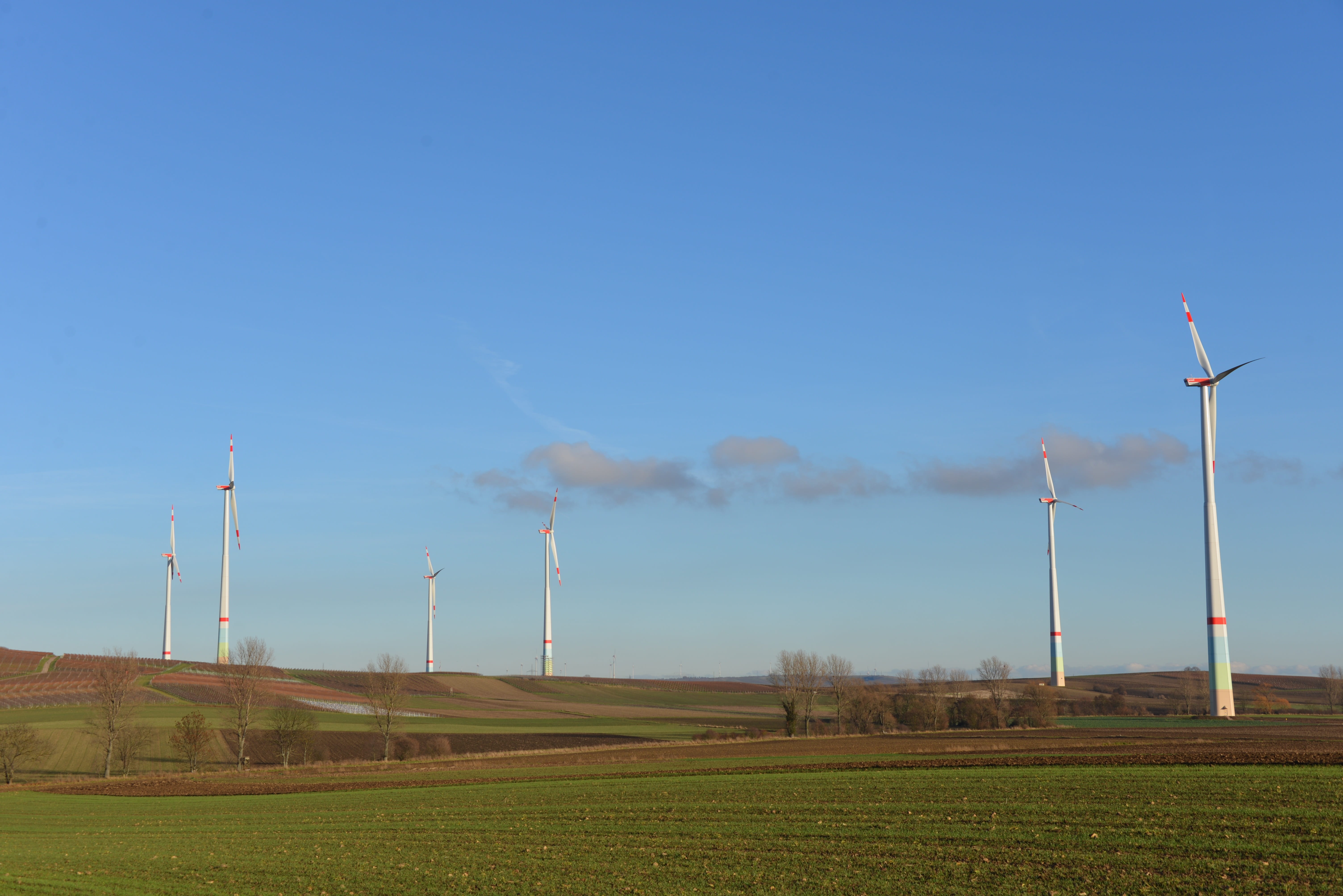 rotor, 5K, renewable energy, grass, winkrafftanlage, alternative energy, environmental technology, environmental conservation, power in nature, technology, HD Wallpaper