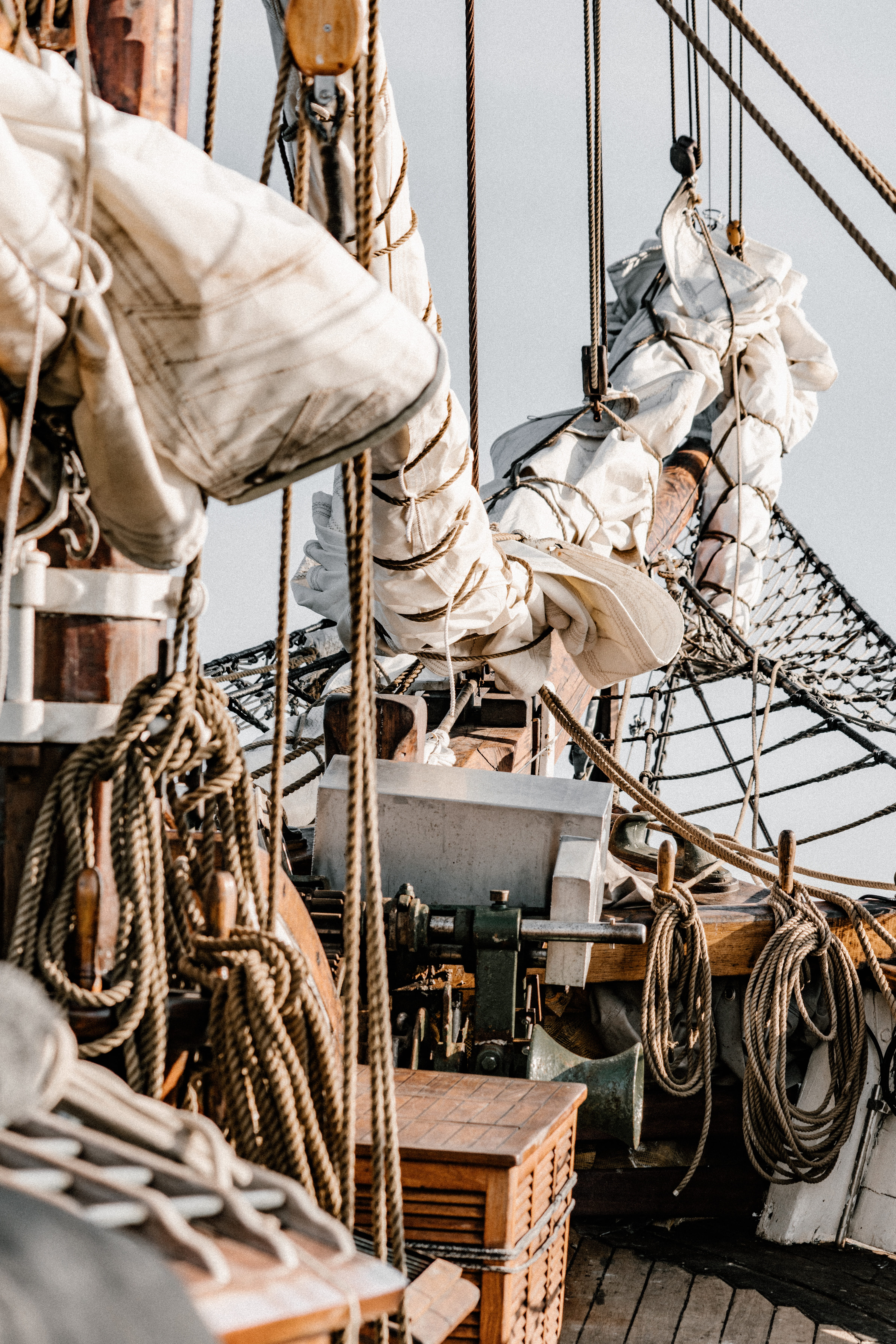 person, transportation, nautical vessel, day, large group of objects, animal, sunlight, variation, window, rope, outdoors, mast, worker, art and craft, Phone HD Wallpaper