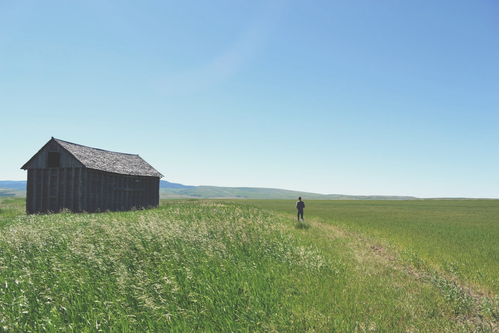 right, adventure, rural, blue, men, nature, countryside, non-urban scene, guy, grass, rural scene, grey, scenics, outdoors, day, landscape, daylight, environment, HD Wallpaper