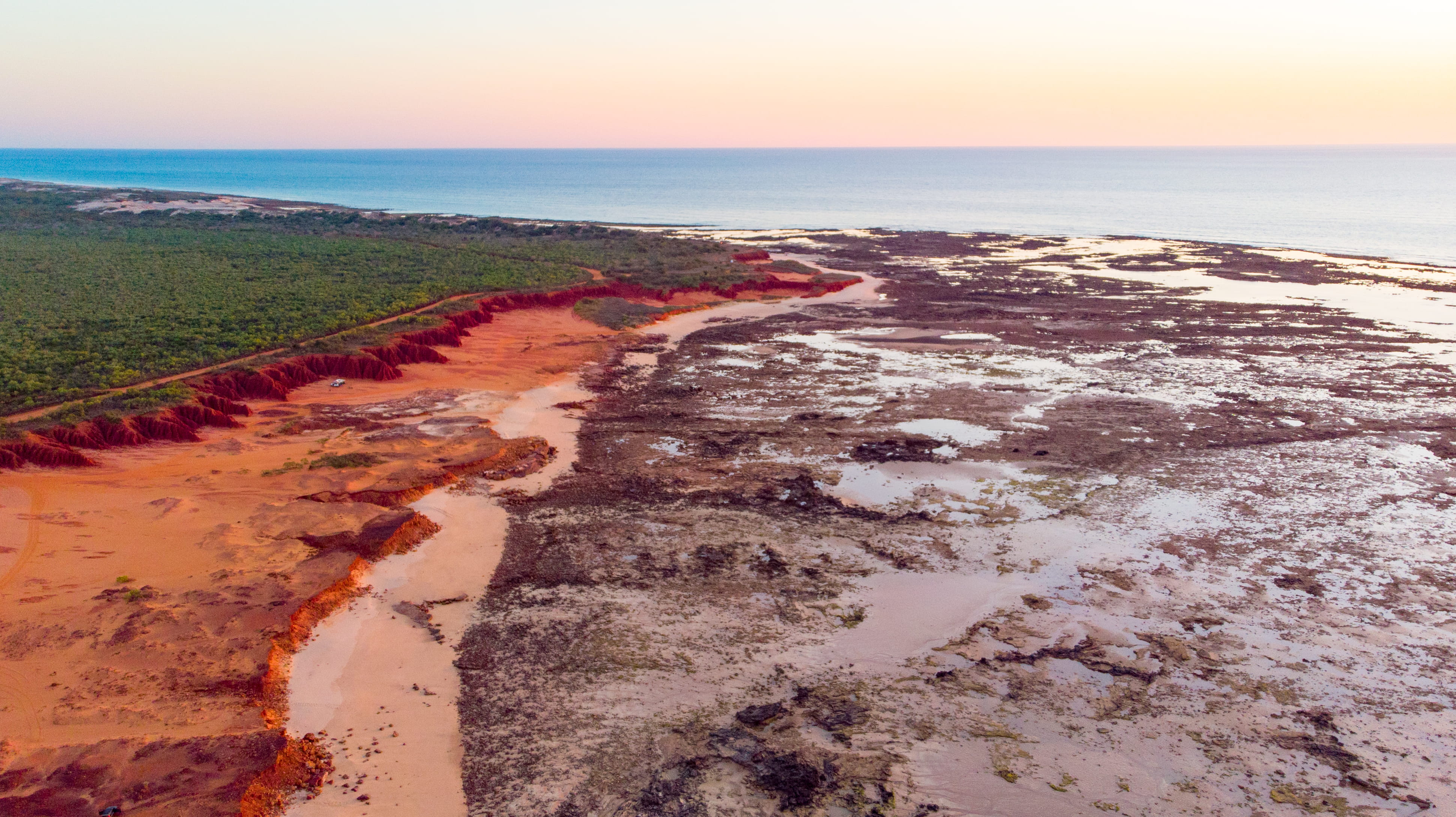basin, ground, travel destinations, environment, beauty in nature, beach, 4K, algae, scenics - nature, horizon over water, sky, western australia, no people, HD Wallpaper