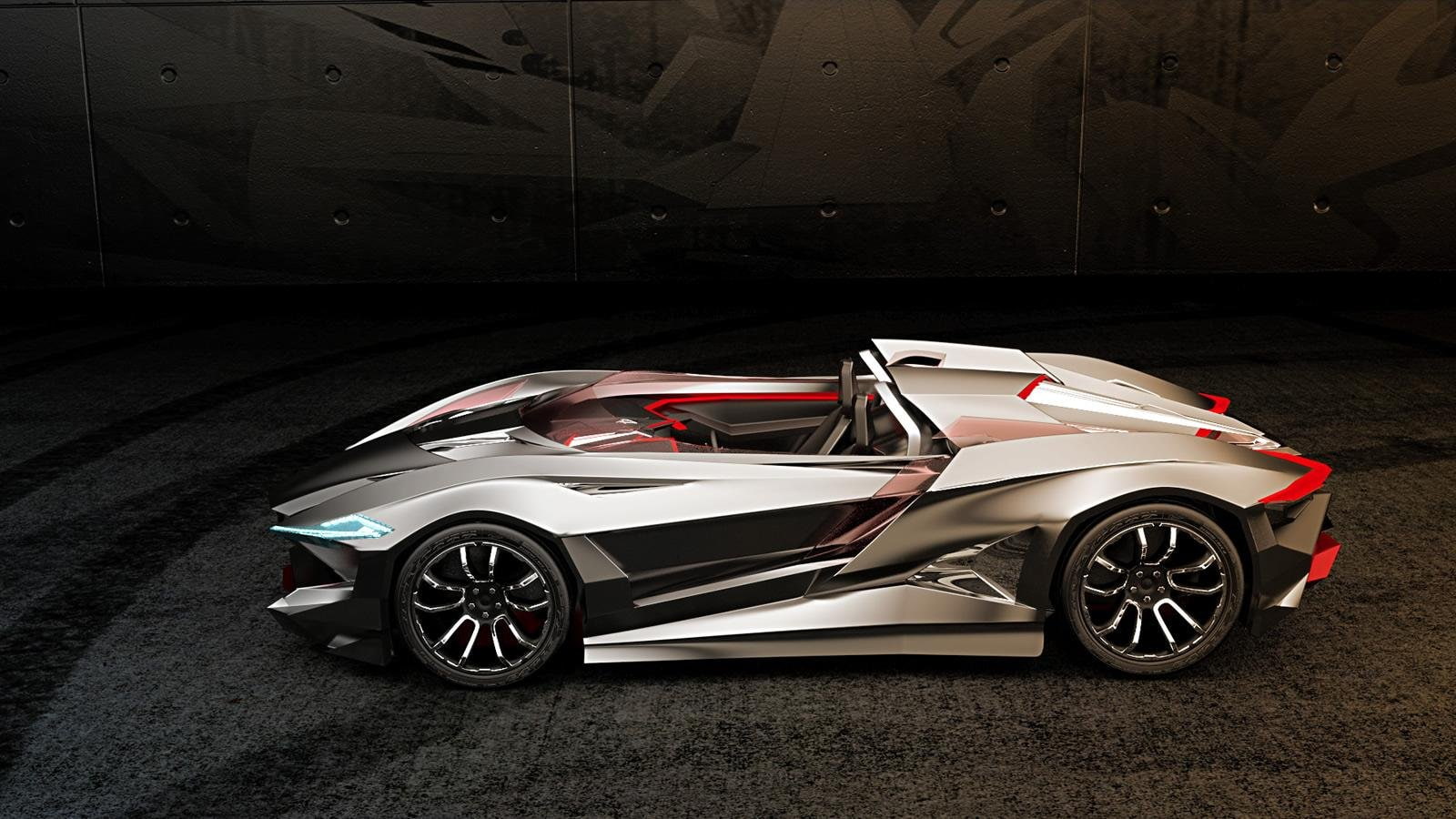 roadster, 720P, concept, vapour, HD Wallpaper