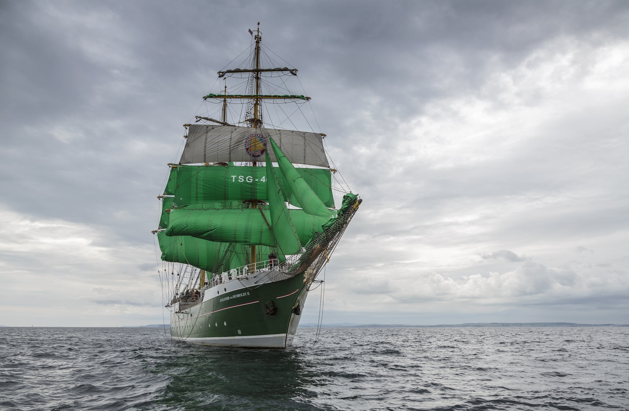 Alexander von Humboldt II, Sailing Ship, 1080P, Vehicles, HD Wallpaper