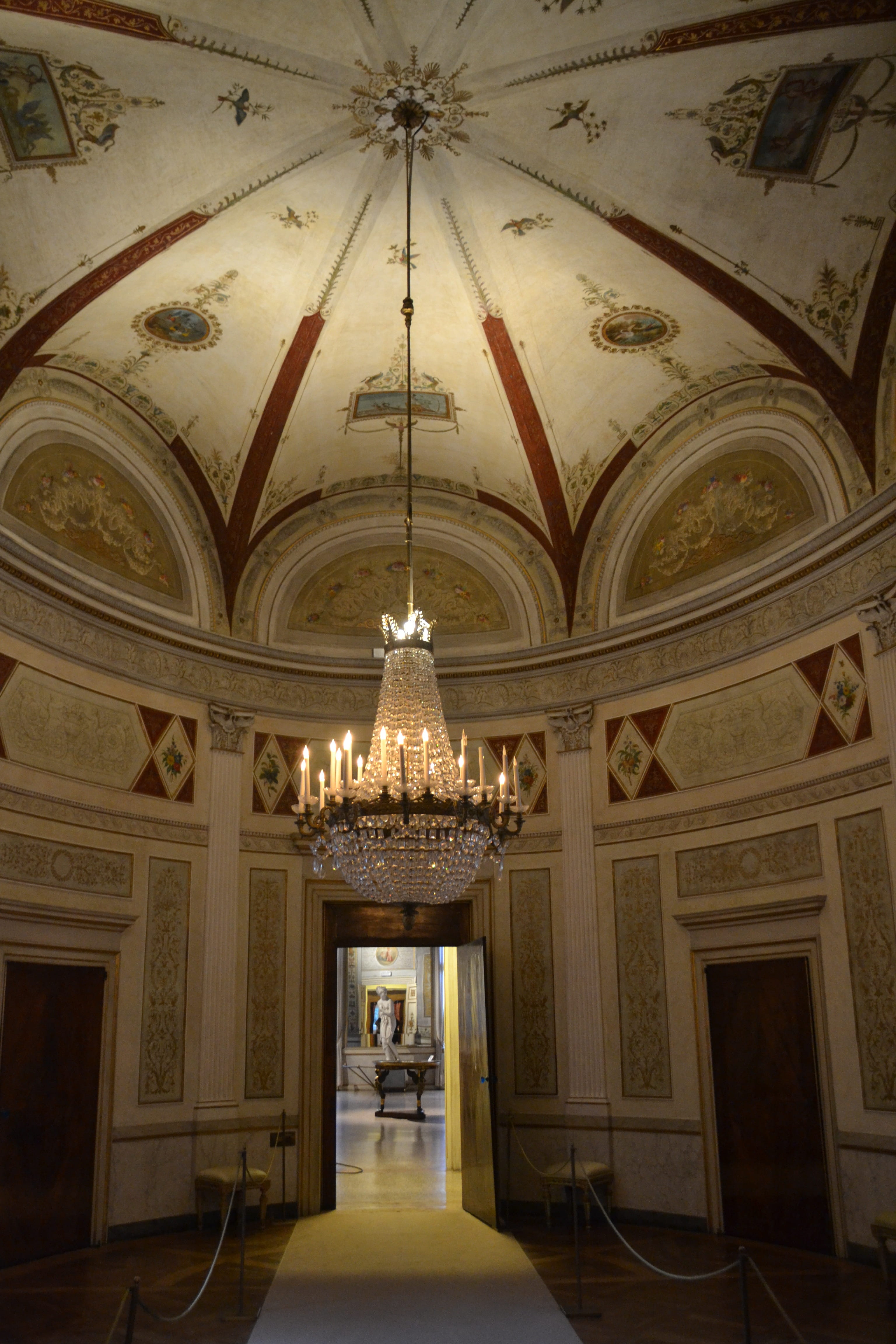 no people, architectural column, luxury, place of worship, lighting equipment, indoors, italy, building, history, arch, vaults, belief, Chandelier, hanging, Phone HD Wallpaper