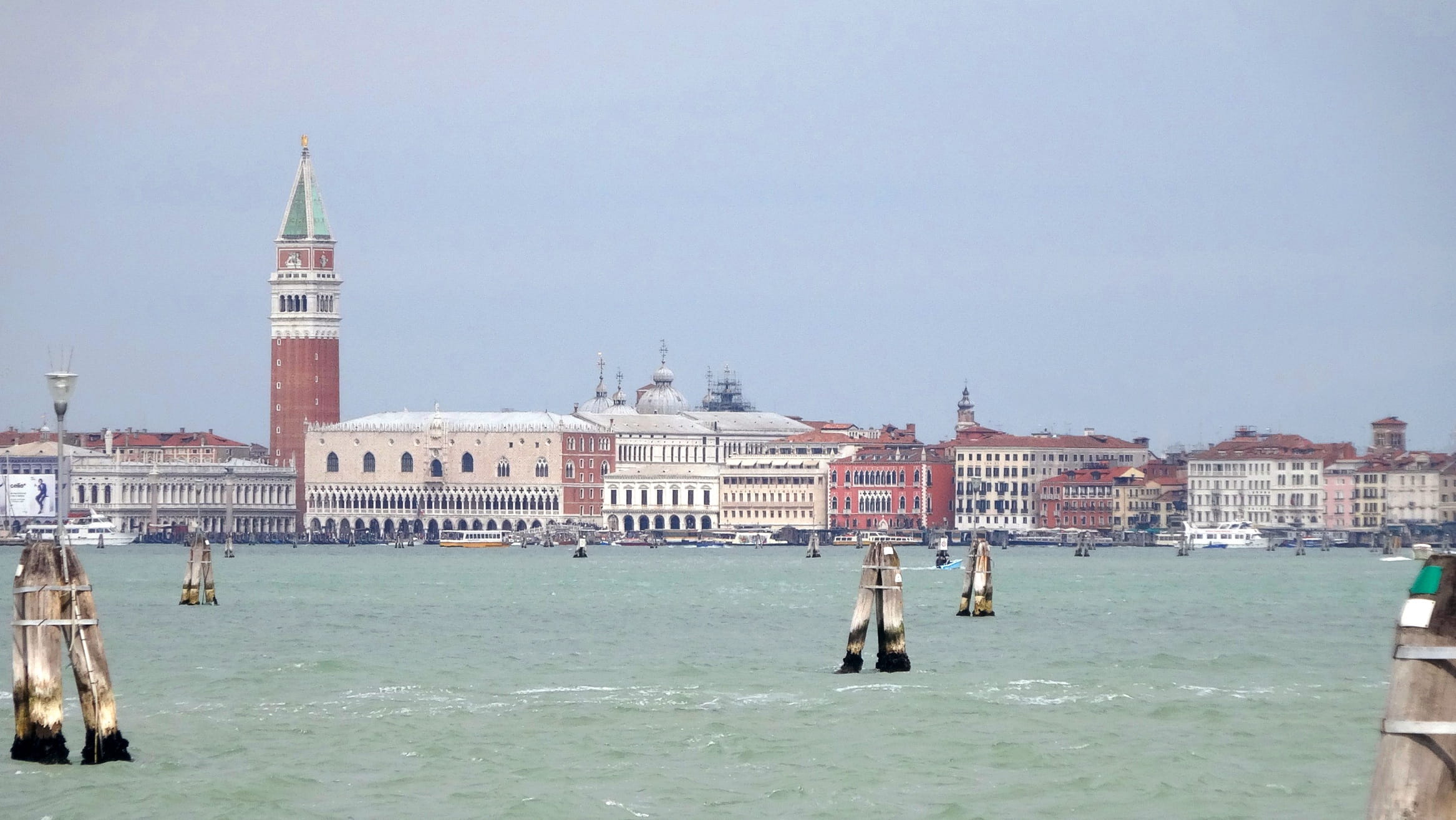city, Campanile, outdoors, built structure, venezia, transportation, nature, canal, architecture, Venice, tourism, sea, st marks square, Italy, 1080P, HD Wallpaper