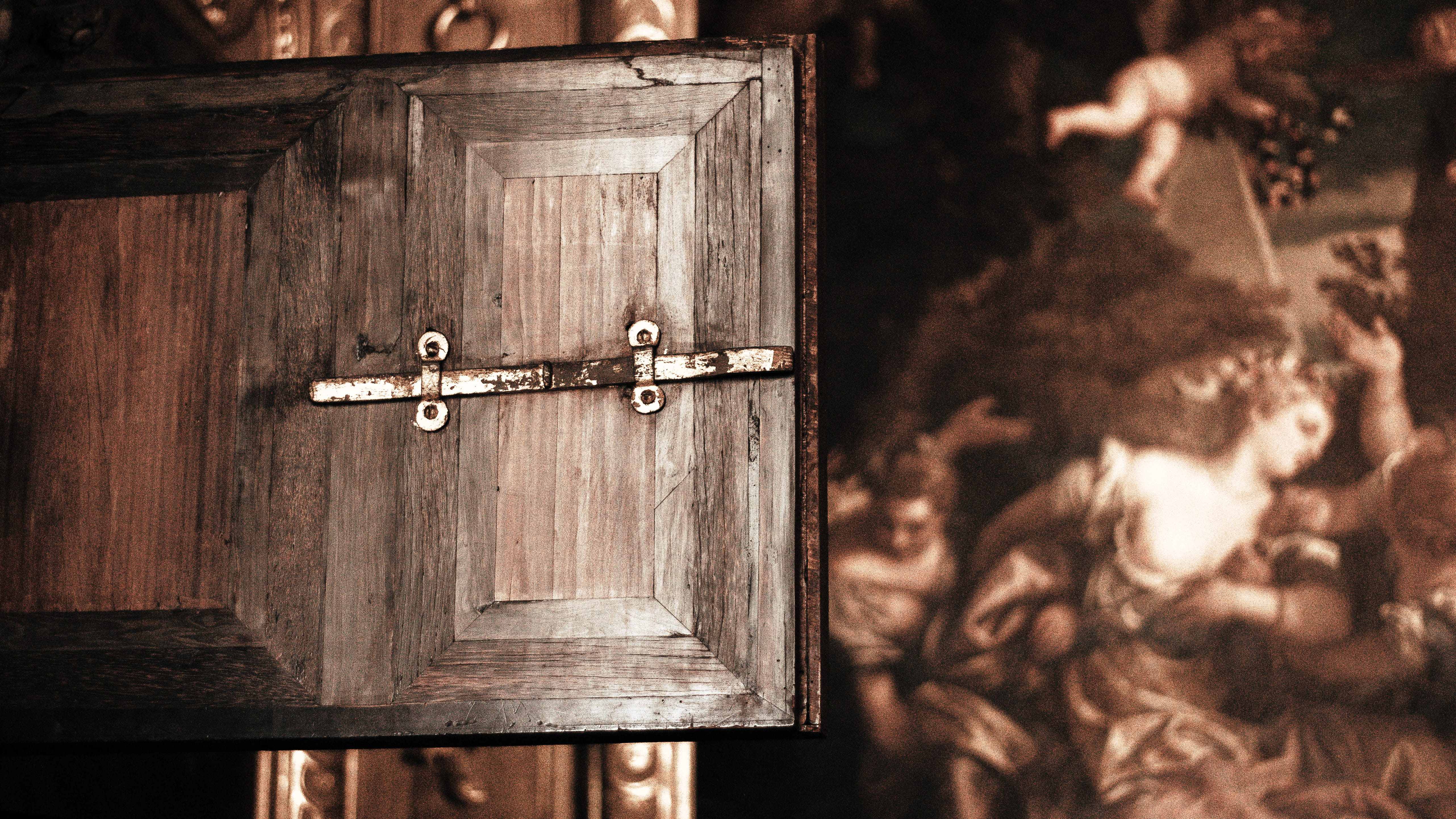 no people, italy, warm, outdoors, security, closed, architecture, 5K, light, wood, venezia, iron, europe, day, safety, ancient, door, metal, old, lock, HD Wallpaper