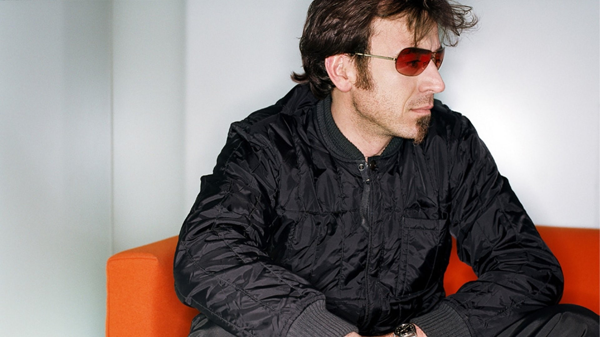 Look, young adult, leather jacket, 1080P, looking, fashion, clothing, hairstyle, black color, young men, one person, Glasses, indoors, wall - building feature, HD Wallpaper