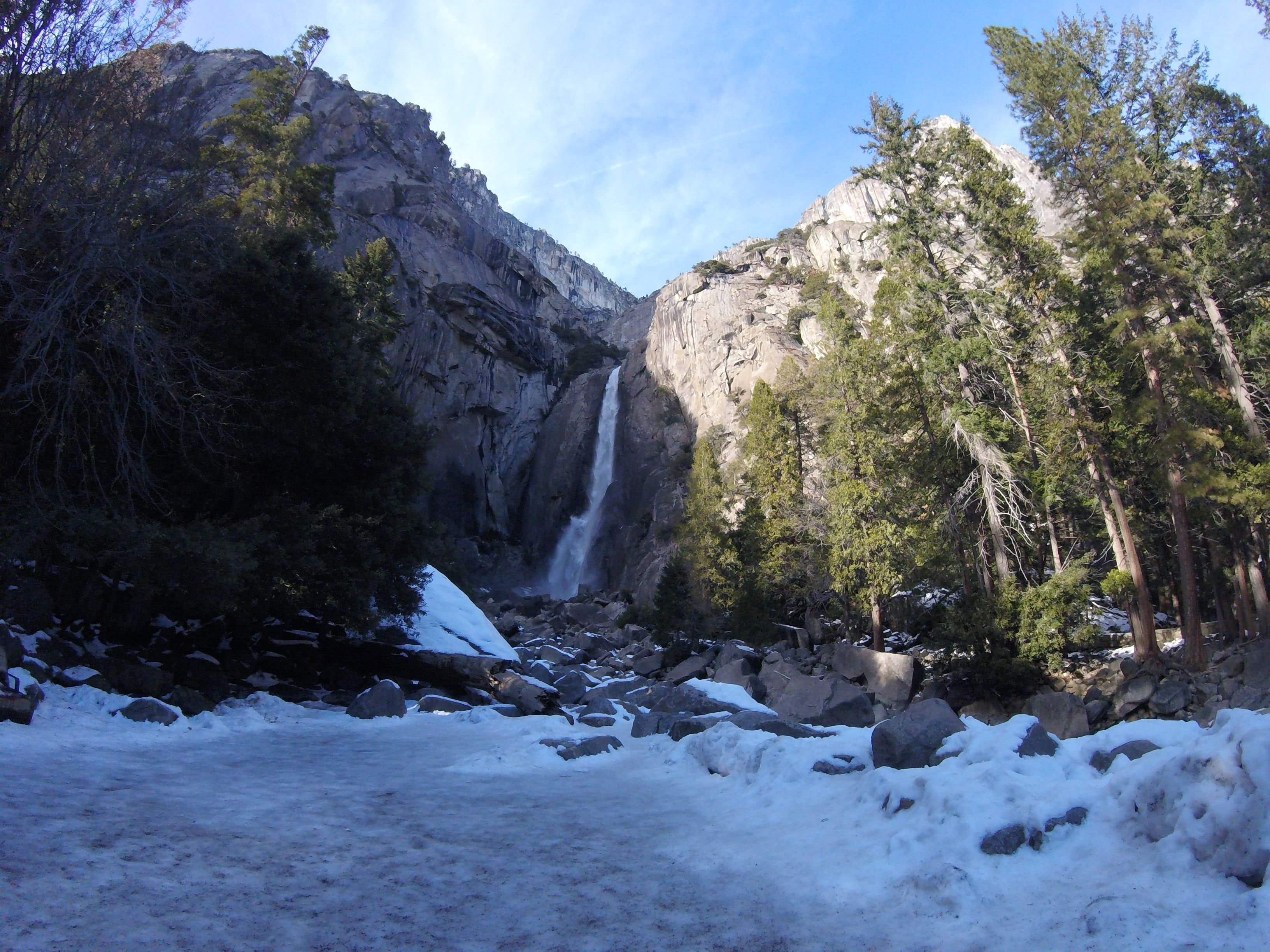 tranquility, el, solid, nature, tree, national, sierra, landscape, 2K, capitan, western, day, beauty in nature, national park, water, mountain, sky, formation, HD Wallpaper