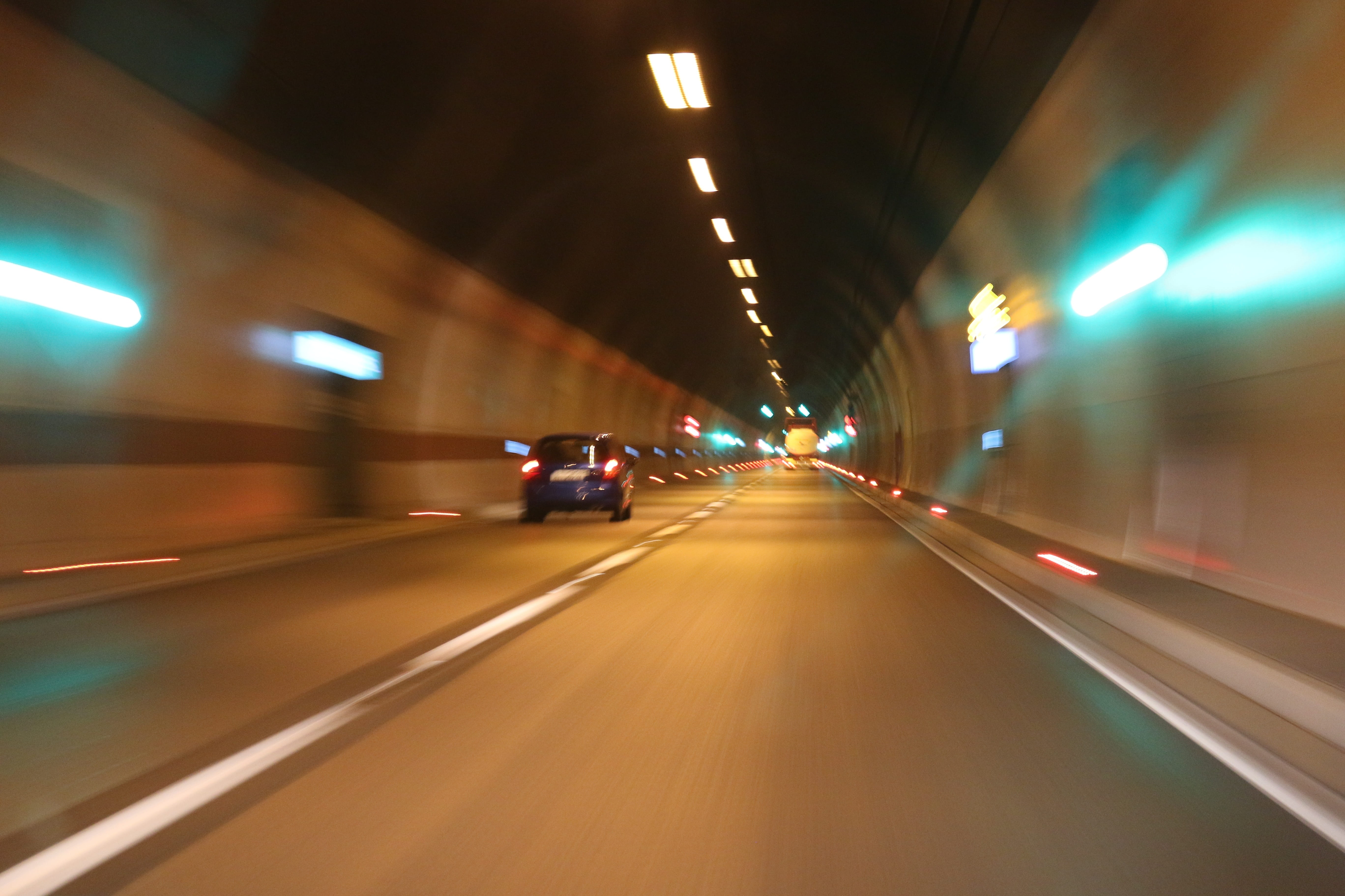structures, 5K, night, vehicle light, the way forward, long exposure, on the move, blurred motion, road, car, tube, dividing line, lighting equipment, HD Wallpaper