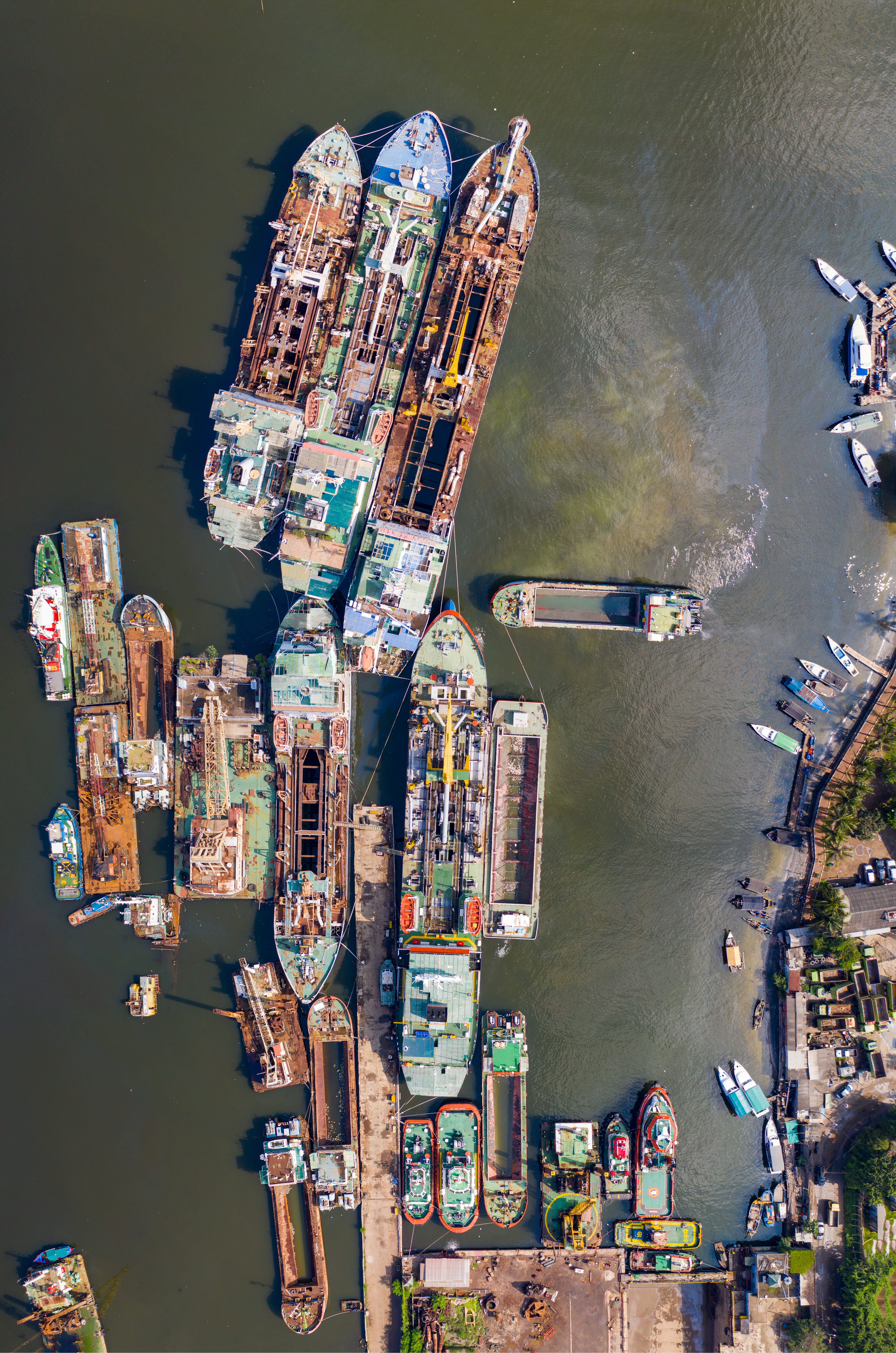 drone shot, aerial shot, building exterior, office building exterior, built structure, high angle view, city, building, residential district, indonesia, Phone HD Wallpaper