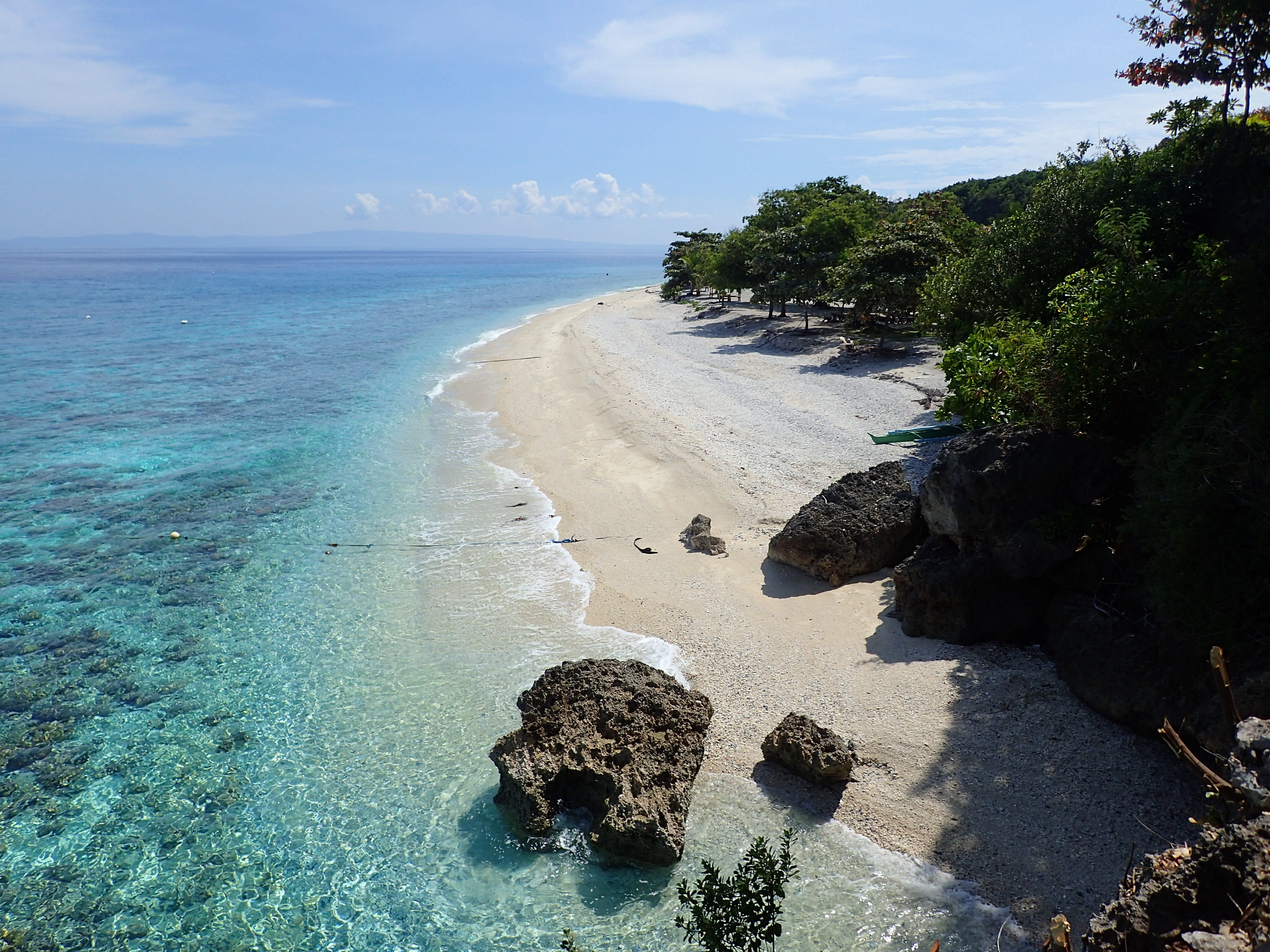 green, outdoors, scenics - nature, cebu, trees, seashore, beauty in nature, sky, nature, aerial, plant, no people, photo, oslob, solid, water, horizon over water, HD Wallpaper