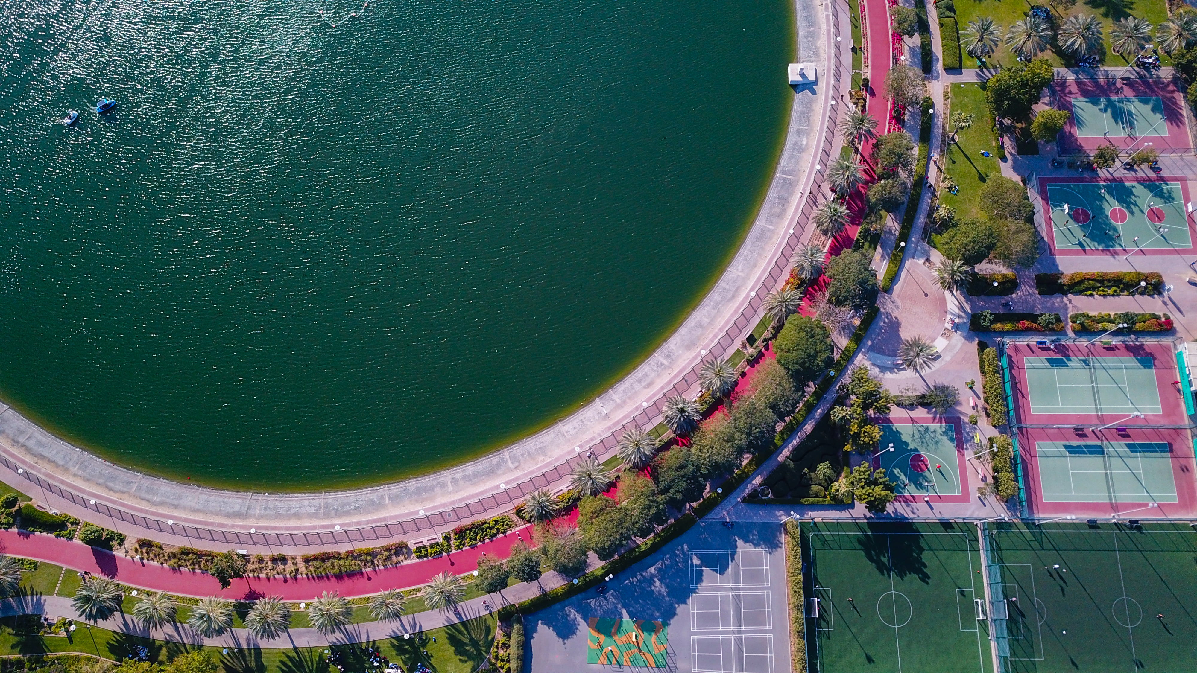 building exterior, green color, view, travel destinations, water, village, dji, daylight, day, building, park, arts culture and entertainment, outdoors, HD Wallpaper