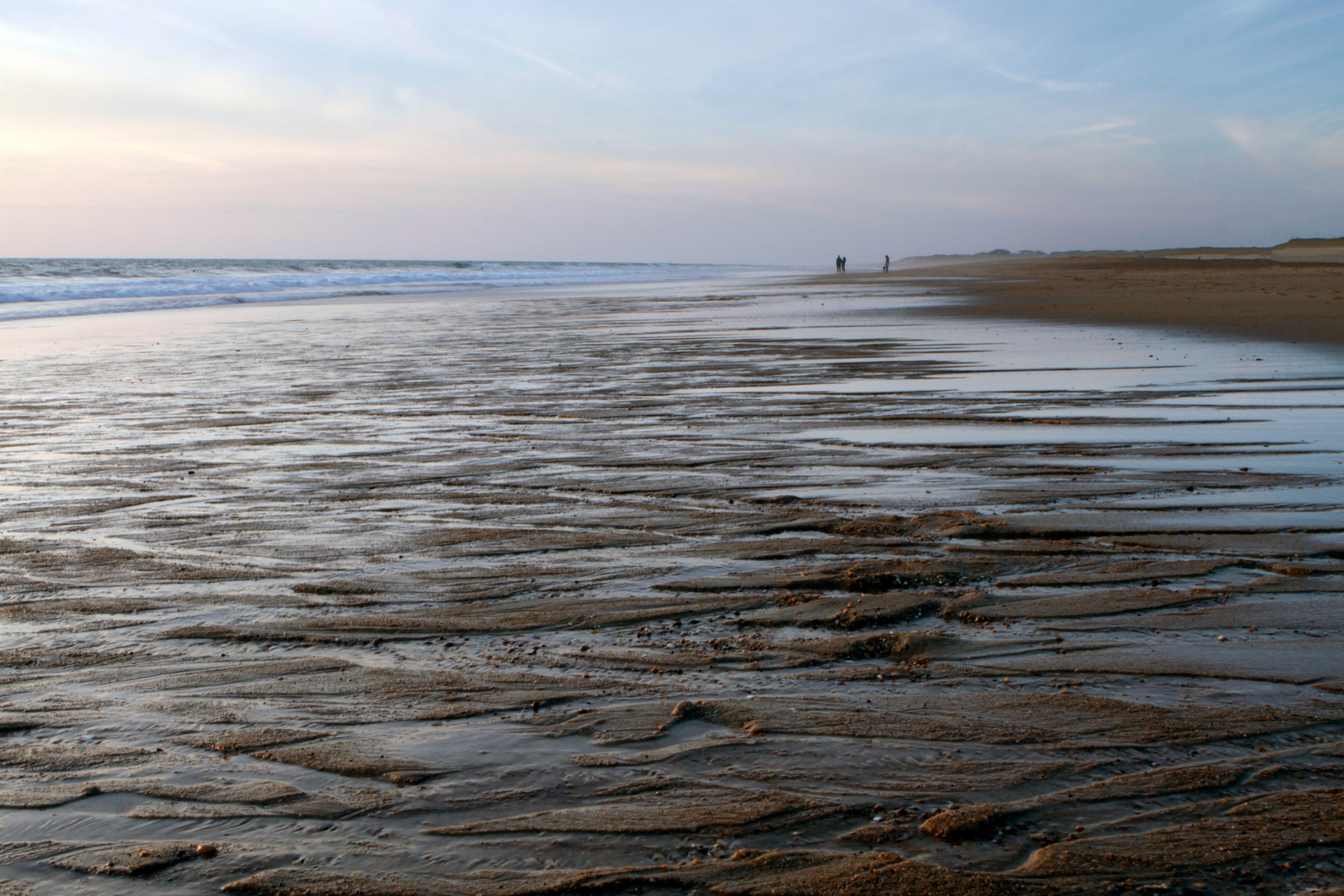 water, beauty in nature, beach, france, 5K, hossegor, tranquil scene, cloud - sky, scenics - nature, ocean, land, horizon over water, sky, non-urban scene, HD Wallpaper