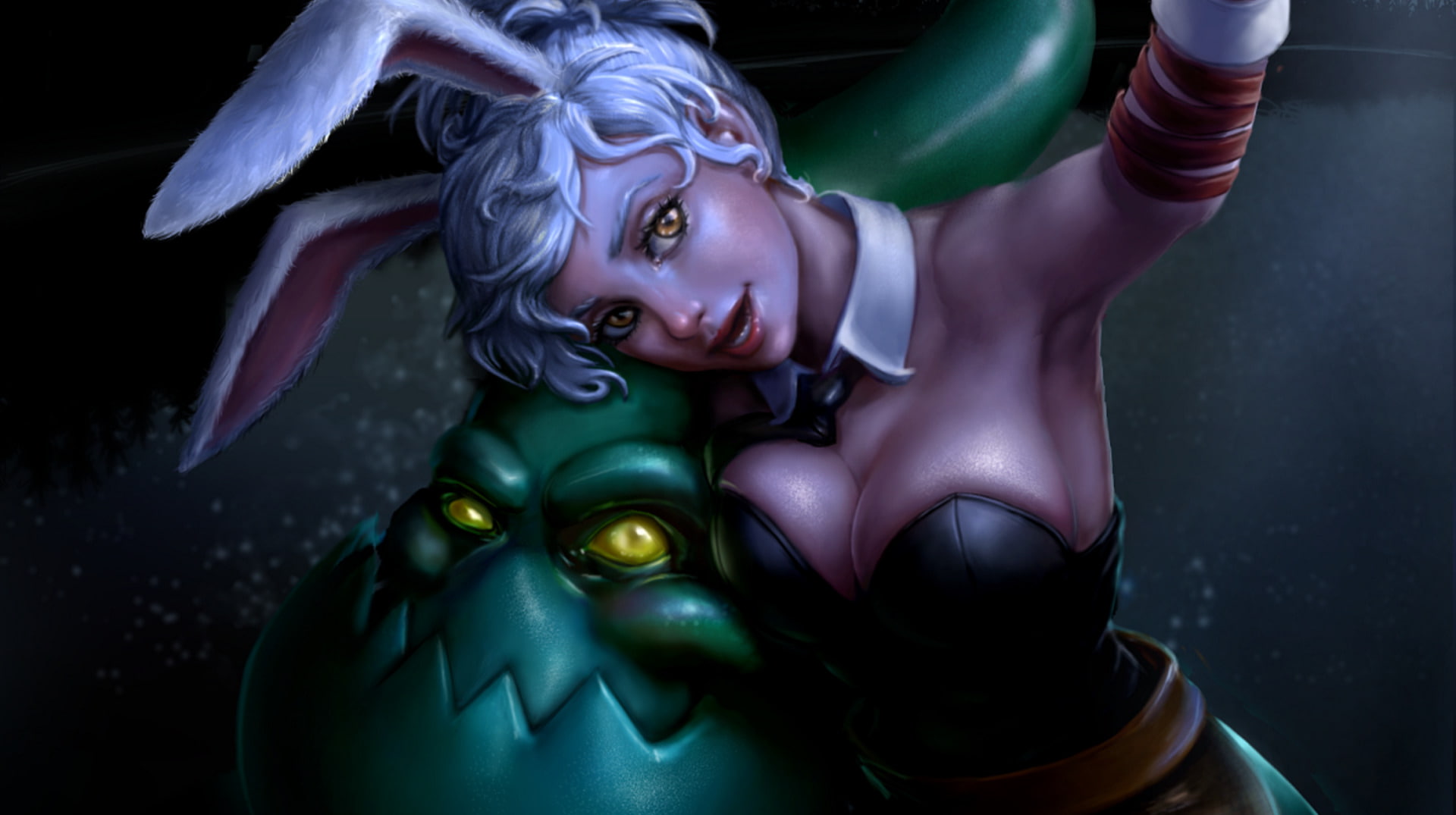 Zac (League Of Legends), Riven (League Of Legends), 1080P, Video Game, League Of Legends, HD Wallpaper