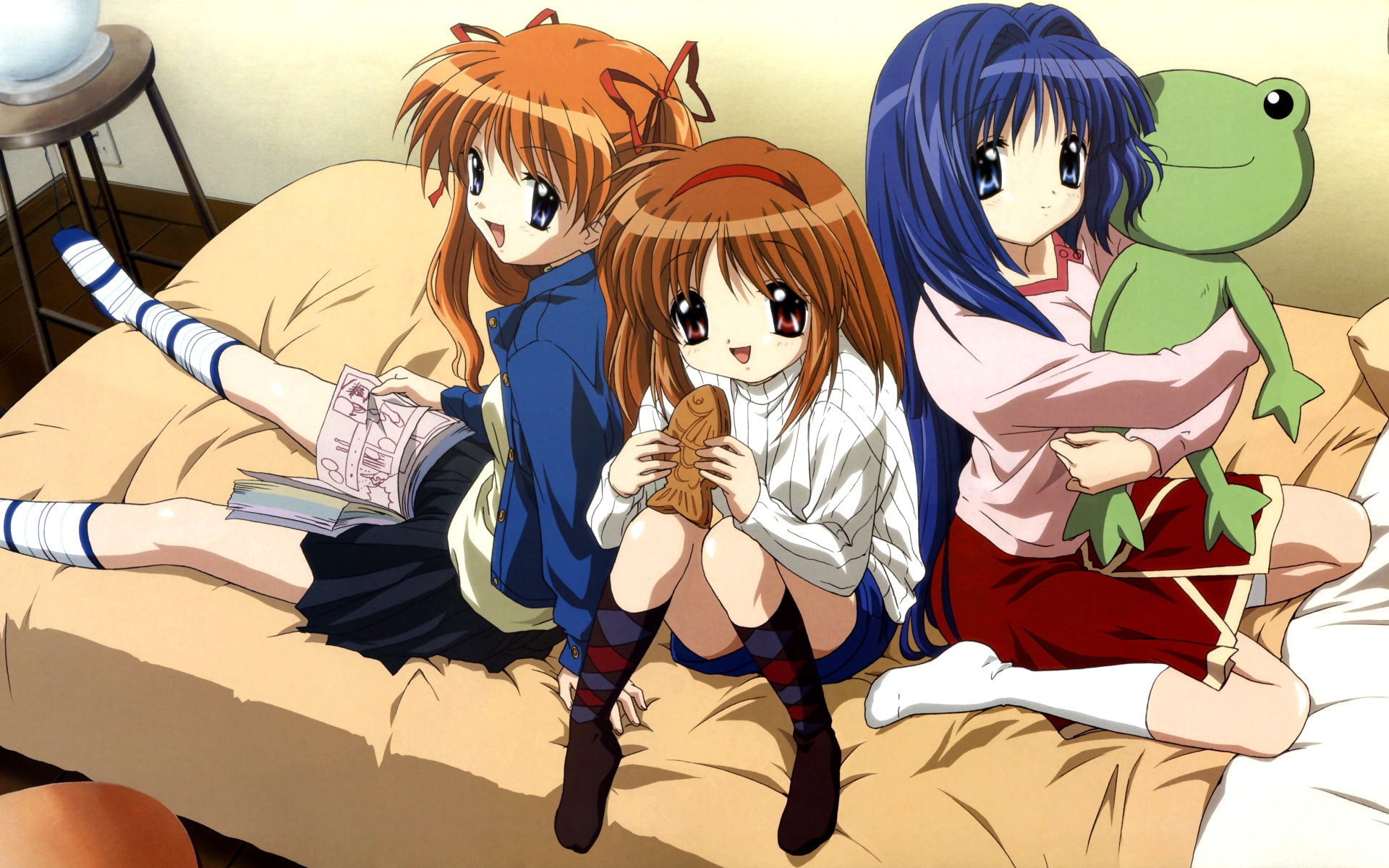 Ayu, Makoto Sawatari, 1080P, Nayuki, Anime, Kanon, HD Wallpaper