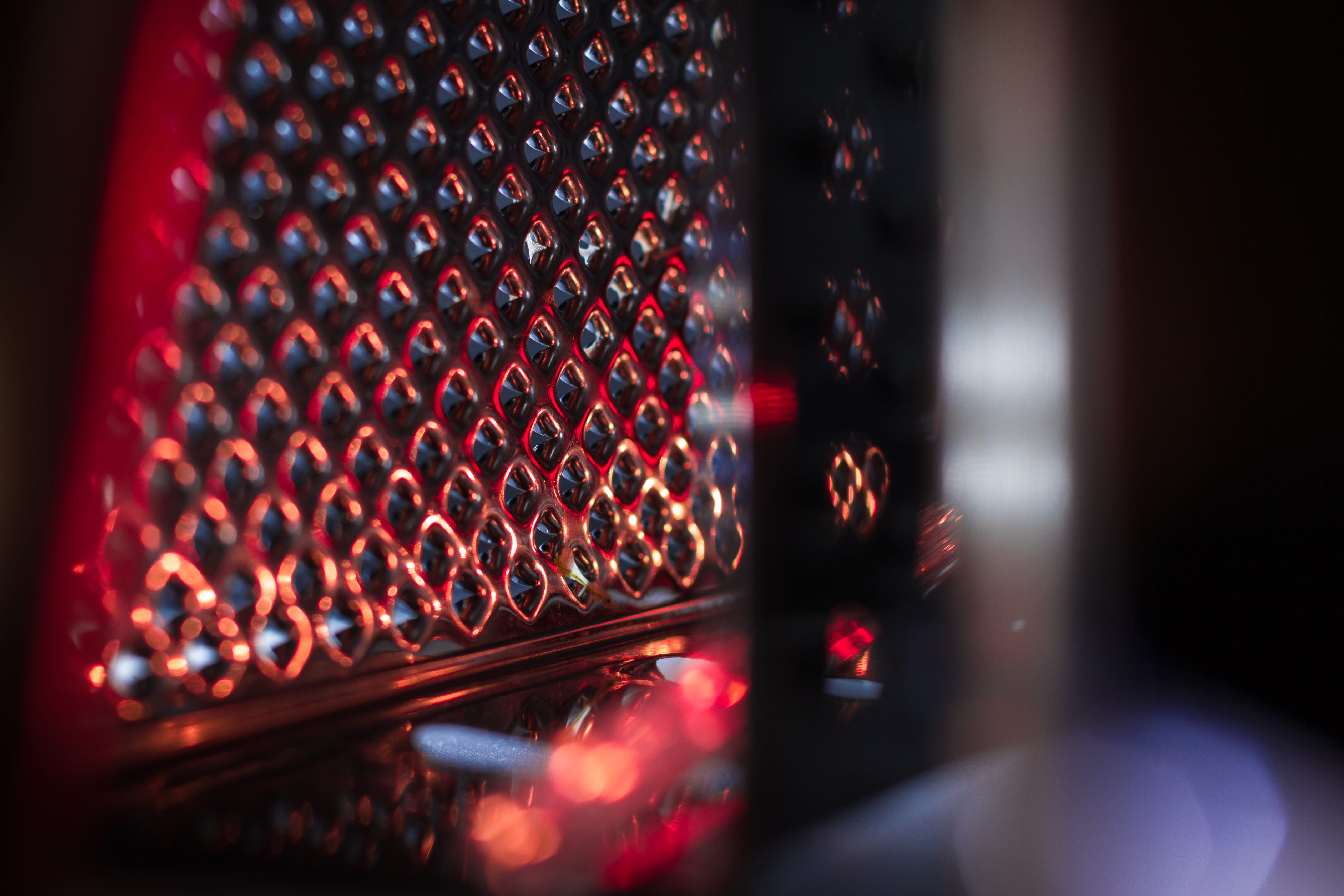 bokeh, business, no people, nightclub, abstract, red, 4K, music, unsharp, nightlife, indoors, illuminated, lights, dish, industry, background, experimental, HD Wallpaper