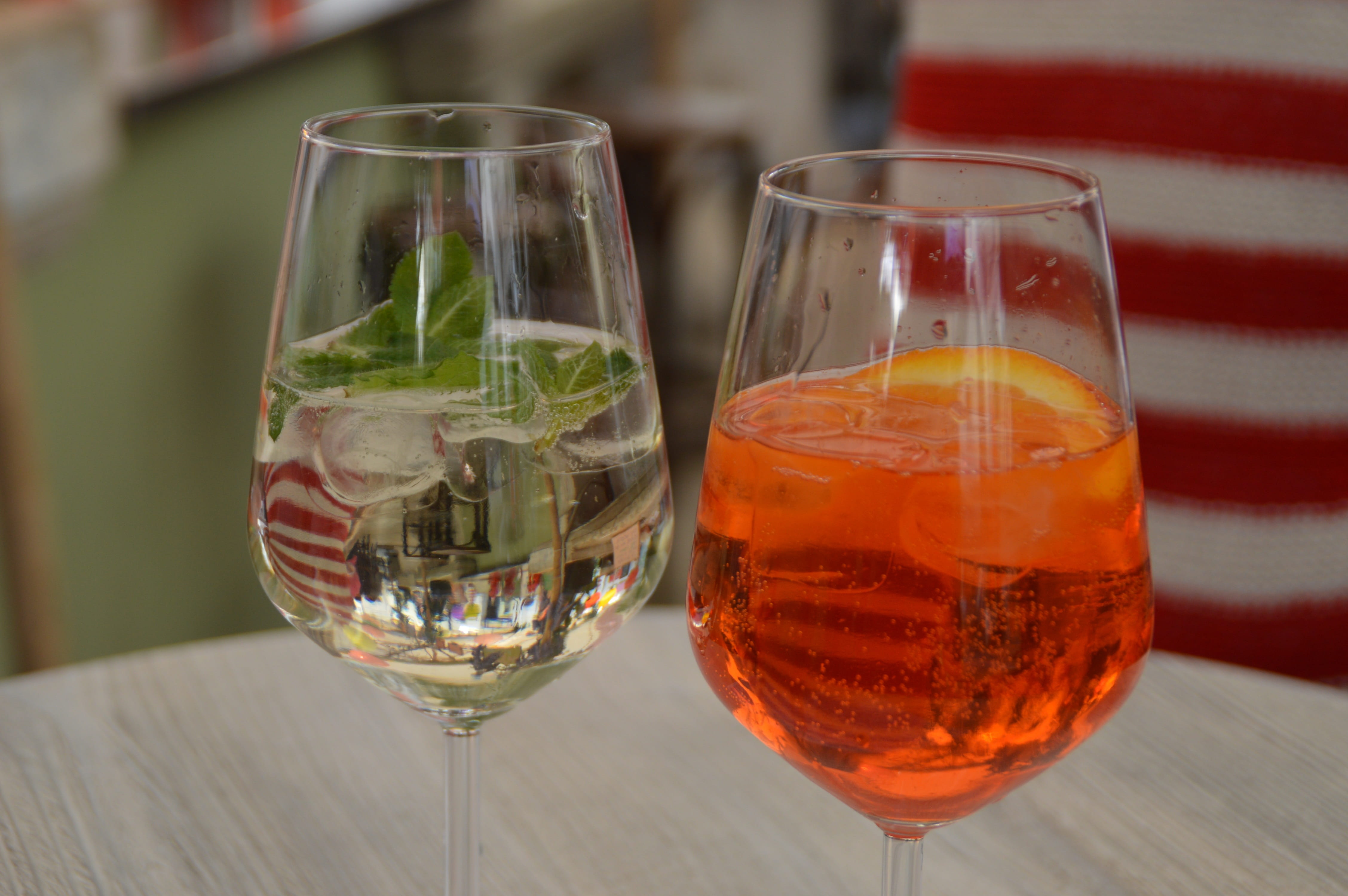 celebration, drink, transparent, spirits, no people, food and drink, ice cubes, red wine, drinking glass, glass, table, chilled, thirst, 4K, household equipment, HD Wallpaper