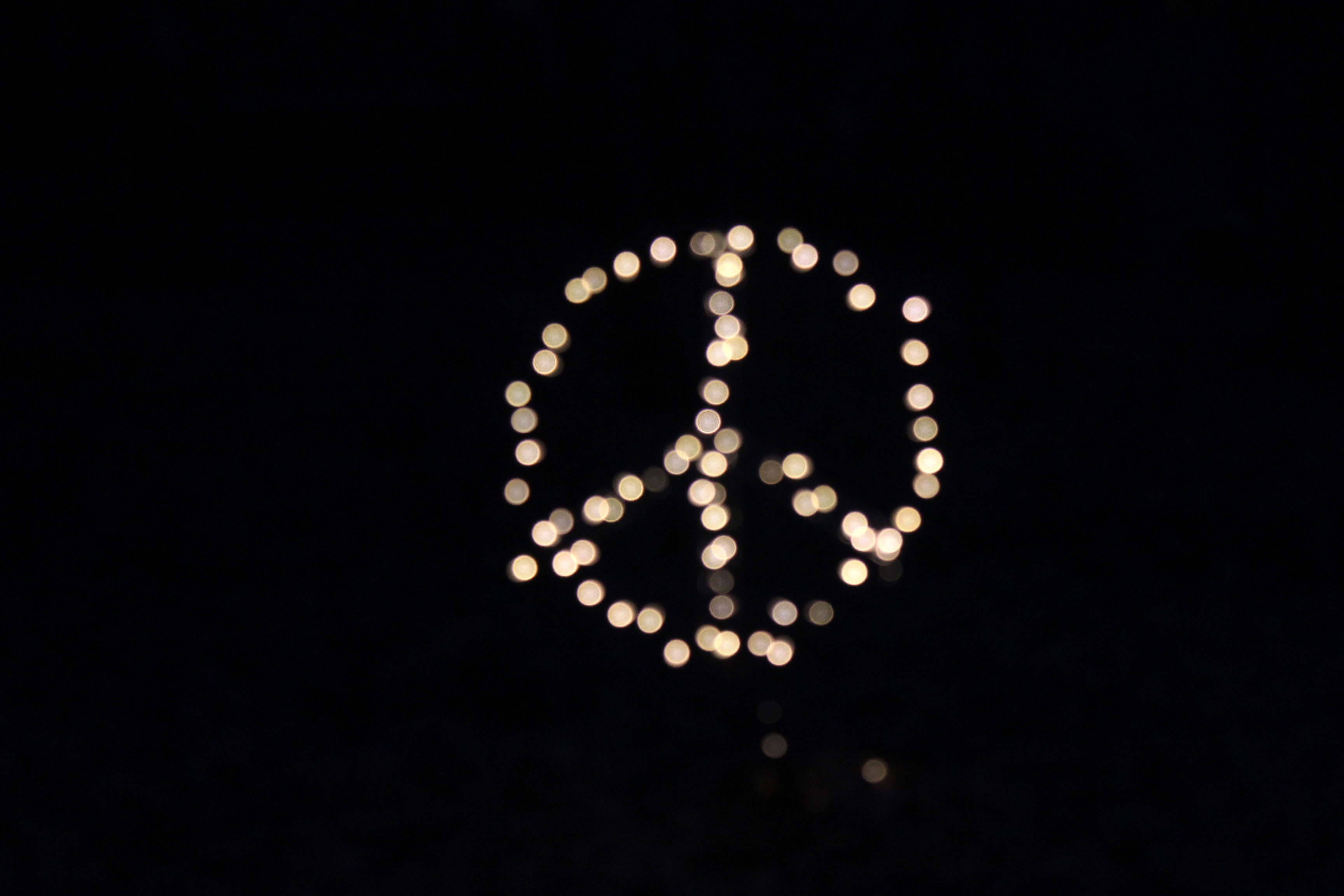 unsharp, 2K, black background, blur, illuminated, peace, close-up, indoors, firework display, no people, firework - man made object, light, copy space, HD Wallpaper