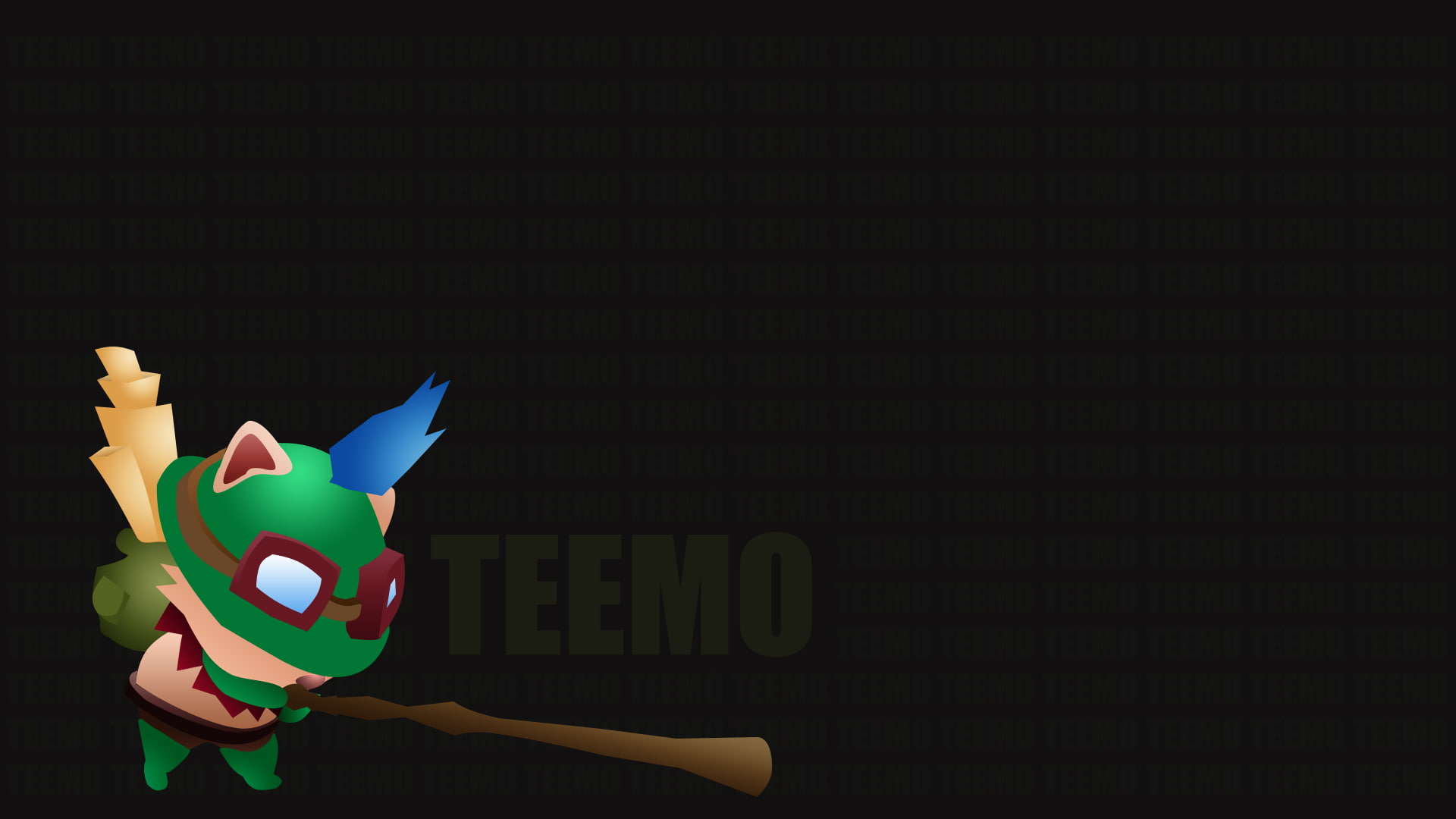 video games, teemo, 1080P, hd, league, legends, HD Wallpaper